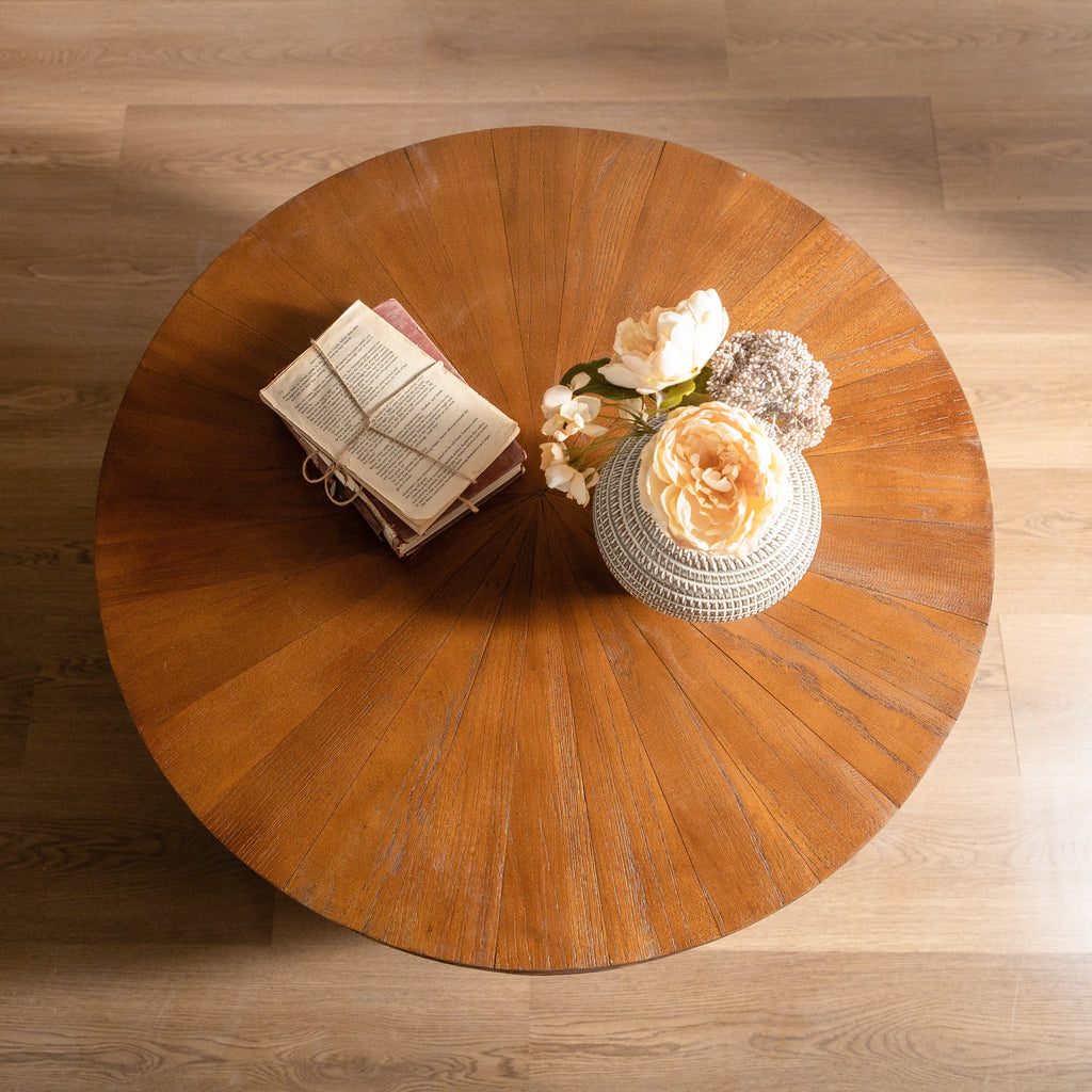 Bucket Shaped Drum Coffee Table