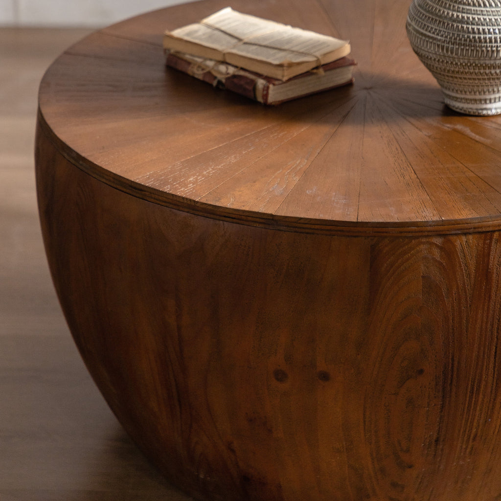 Bucket Shaped Drum Coffee Table