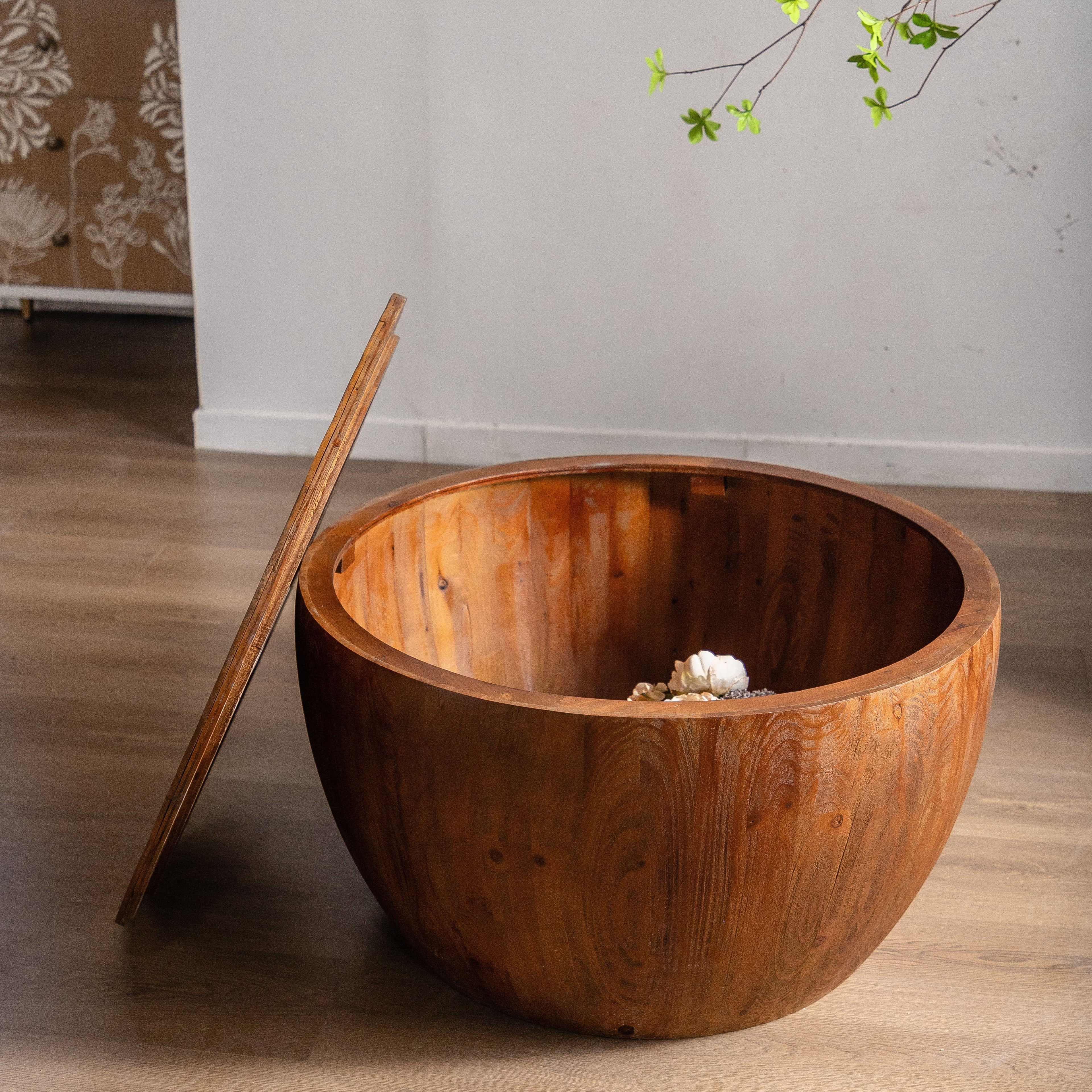 Bucket Shaped Drum Coffee Table