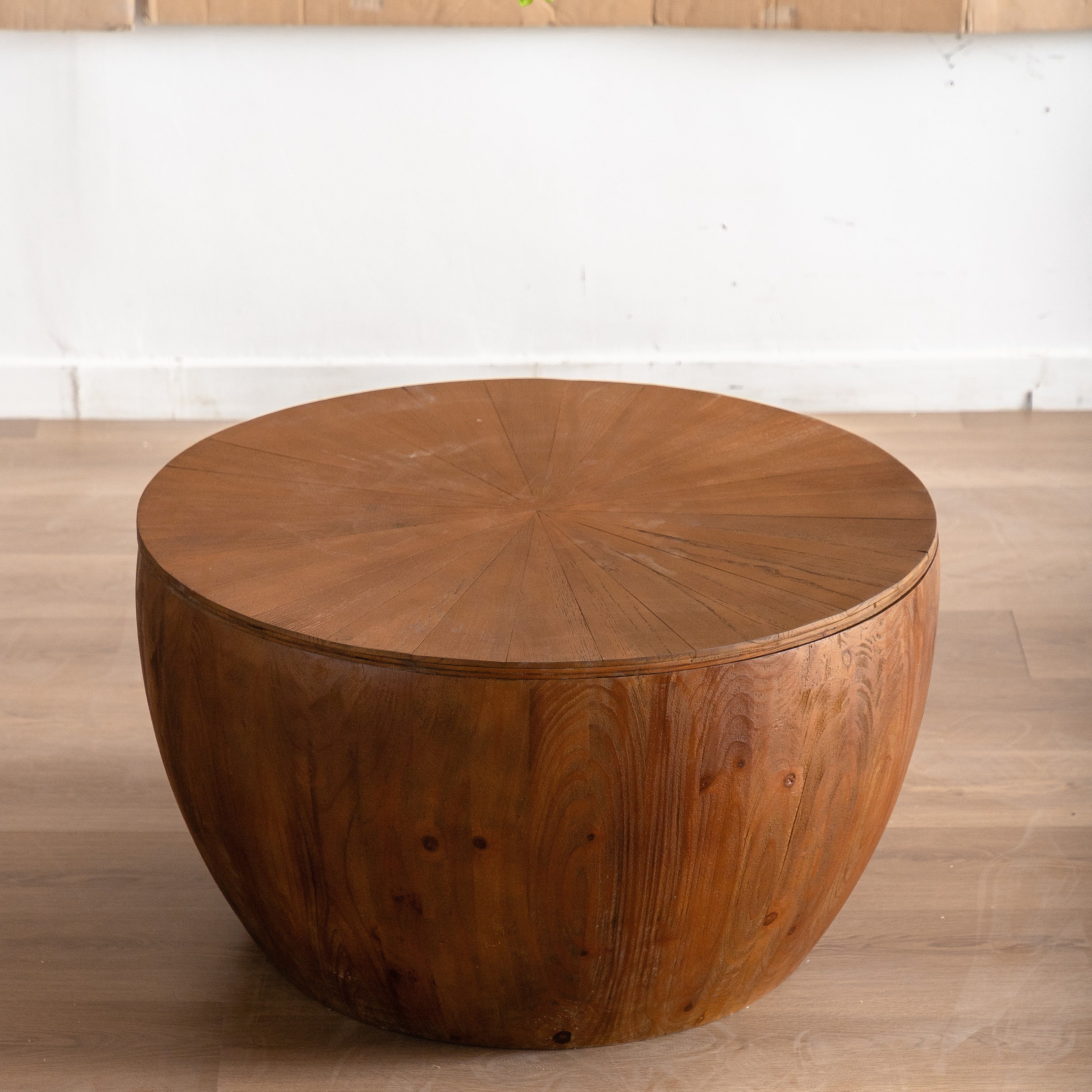 Bucket Shaped Drum Coffee Table