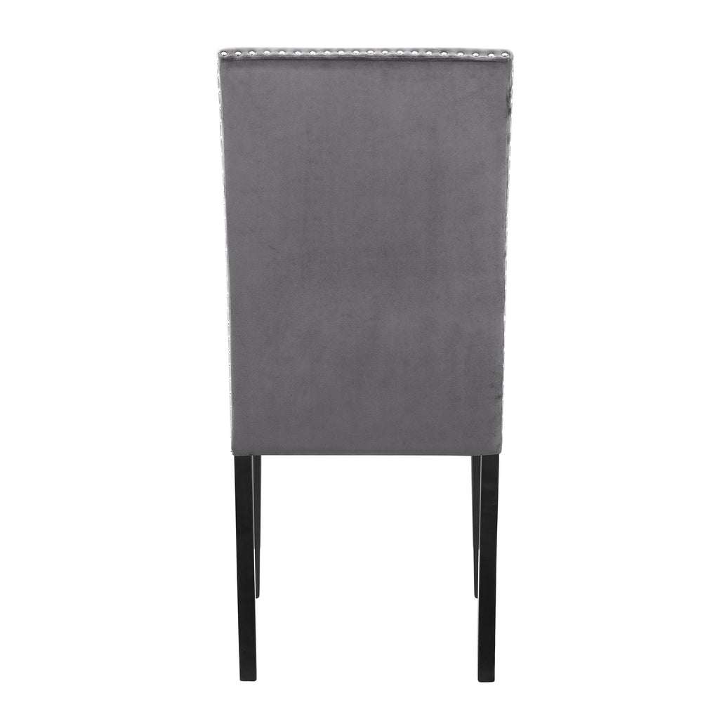 Eleanor Velvet Upholstered Dining Chairs, Set of 2