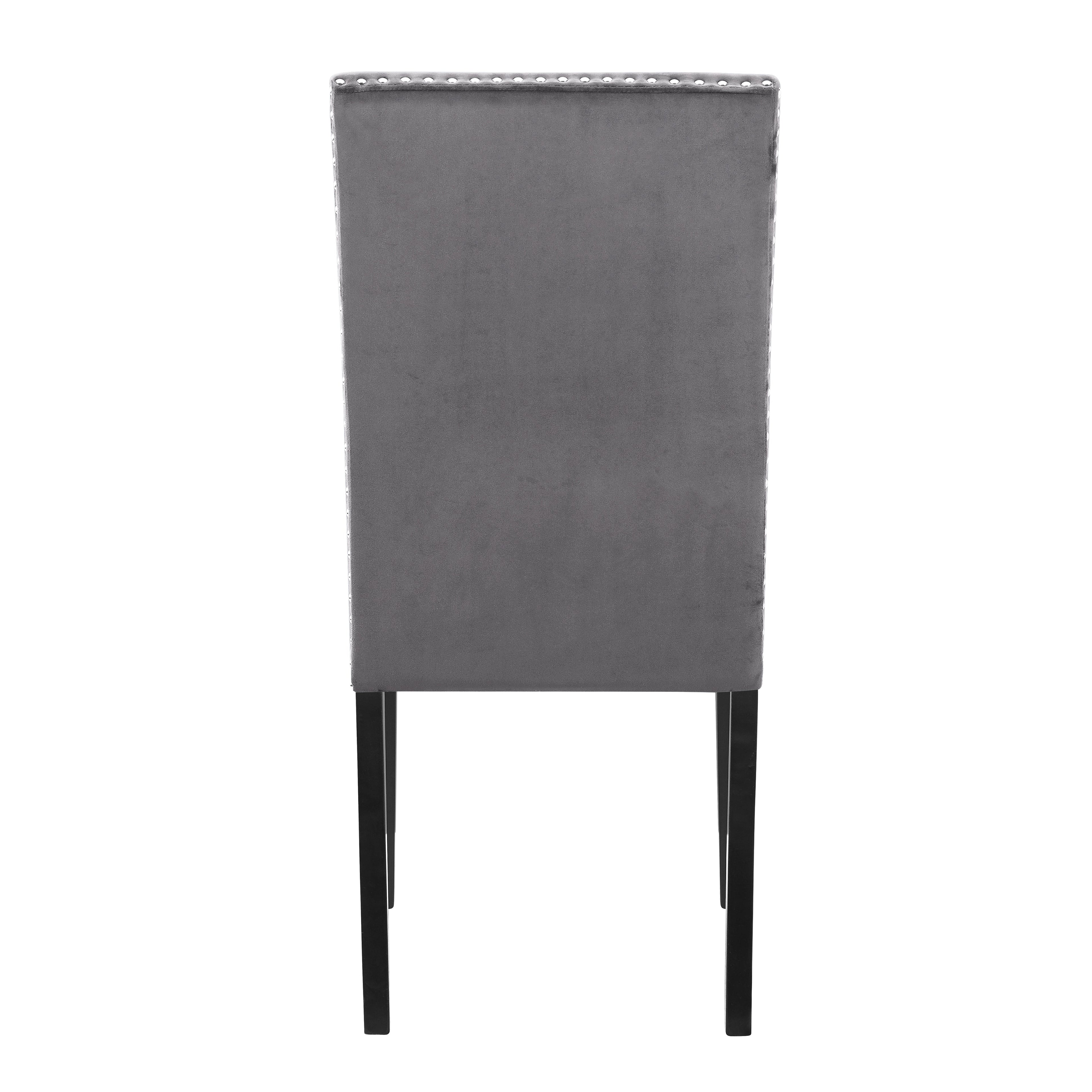 Eleanor Velvet Upholstered Dining Chairs, Set of 2