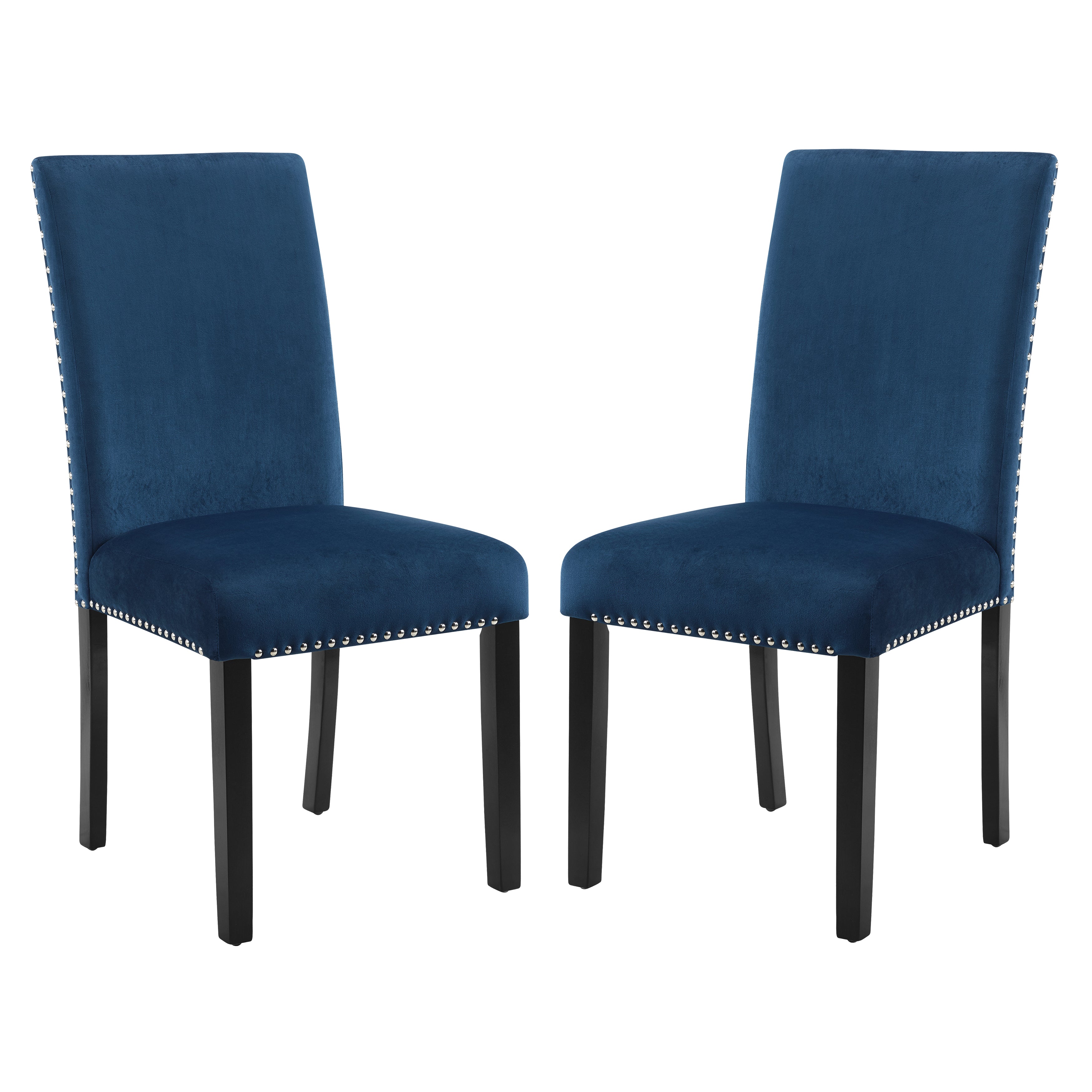 Eleanor Velvet Upholstered Dining Chairs, Set of 2