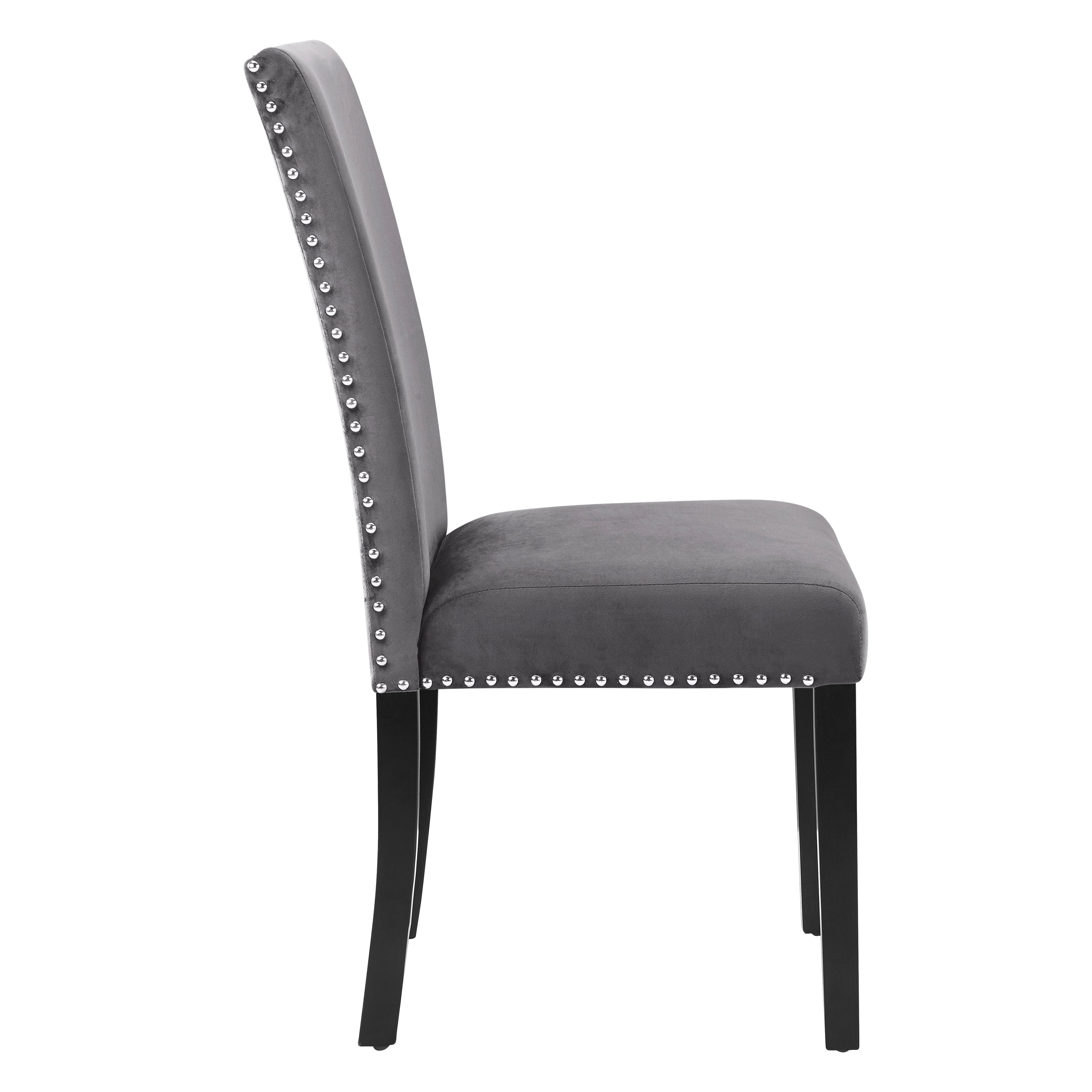 Eleanor Velvet Upholstered Dining Chairs, Set of 2