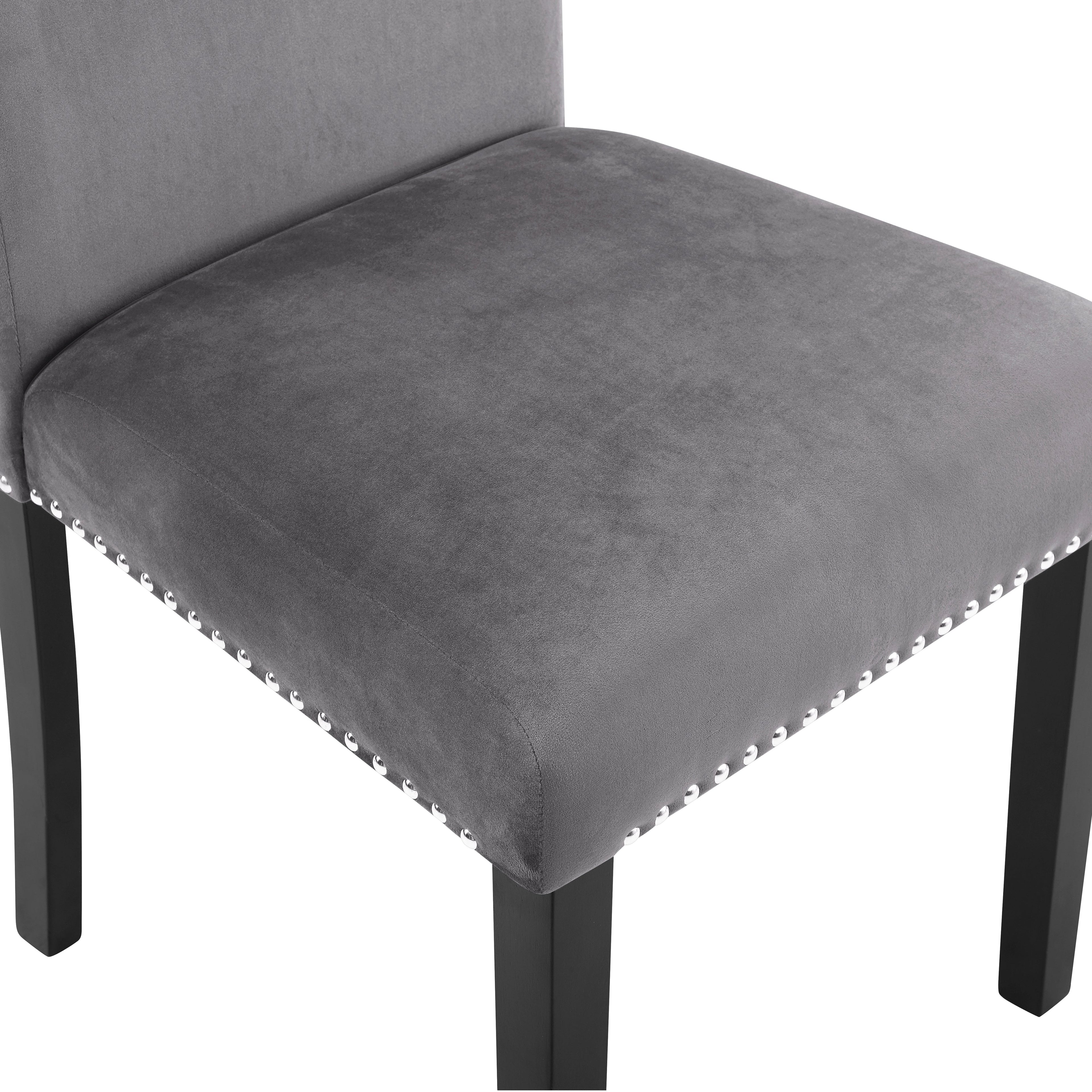 Eleanor Velvet Upholstered Dining Chairs, Set of 2