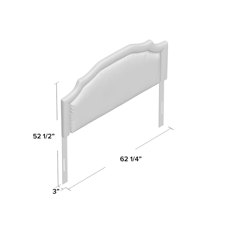Nailhead Trim Upholstered Headboard
