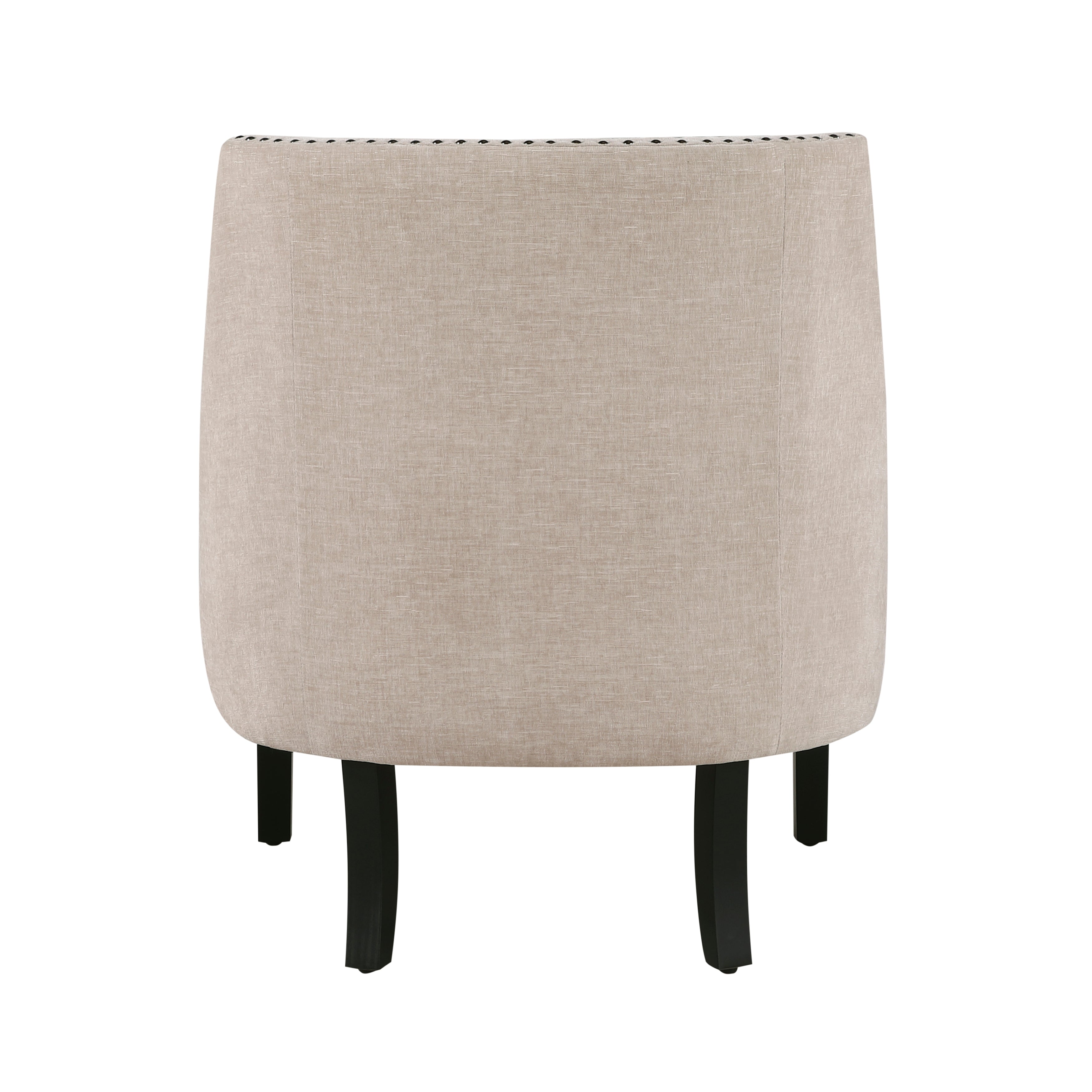Button Tufted Sloped Arm Accent Chair