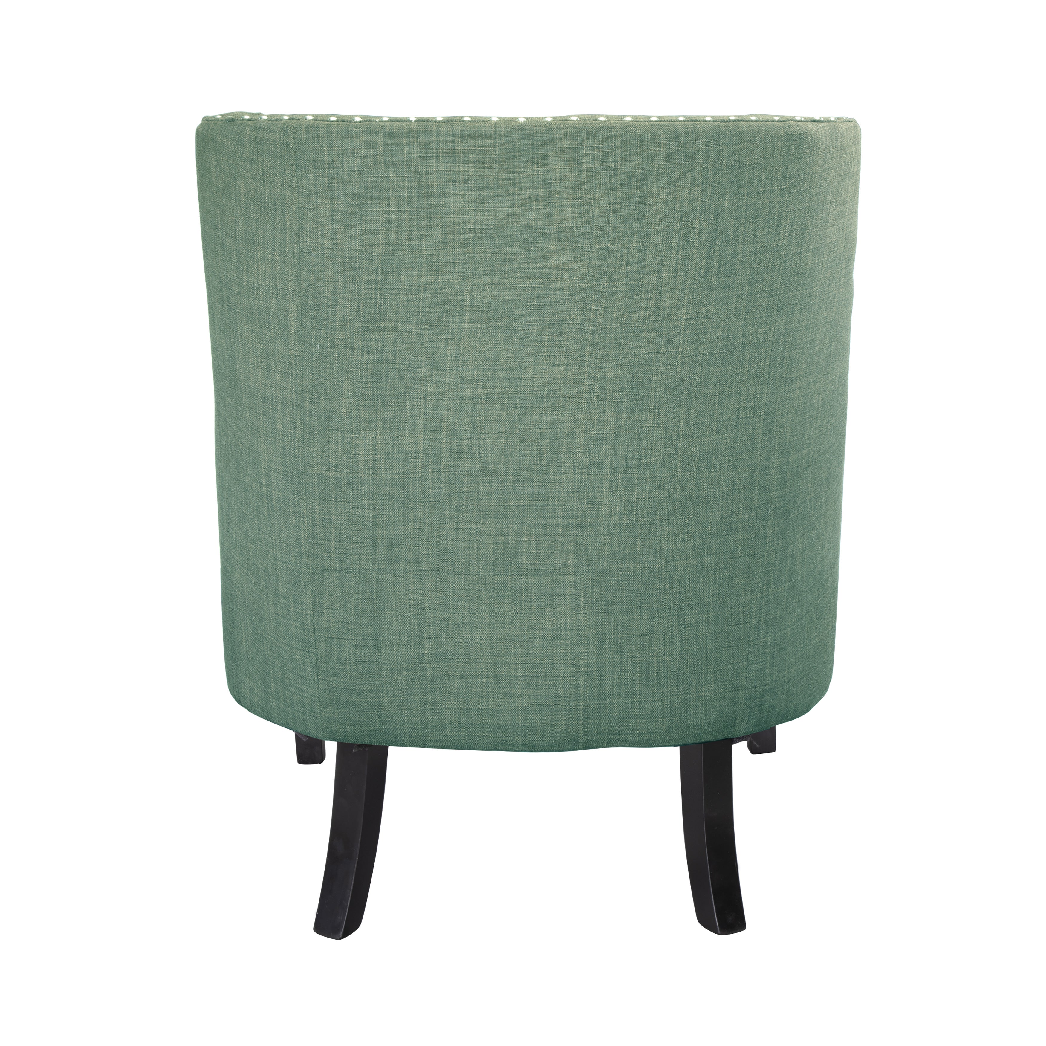 Button Tufted Sloped Arm Accent Chair