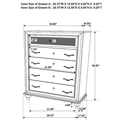 Commode Barzini - Blanc
