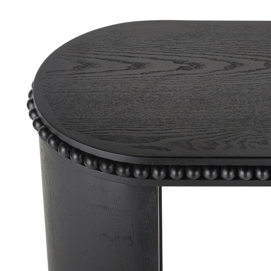 Beaded Trim Console Table