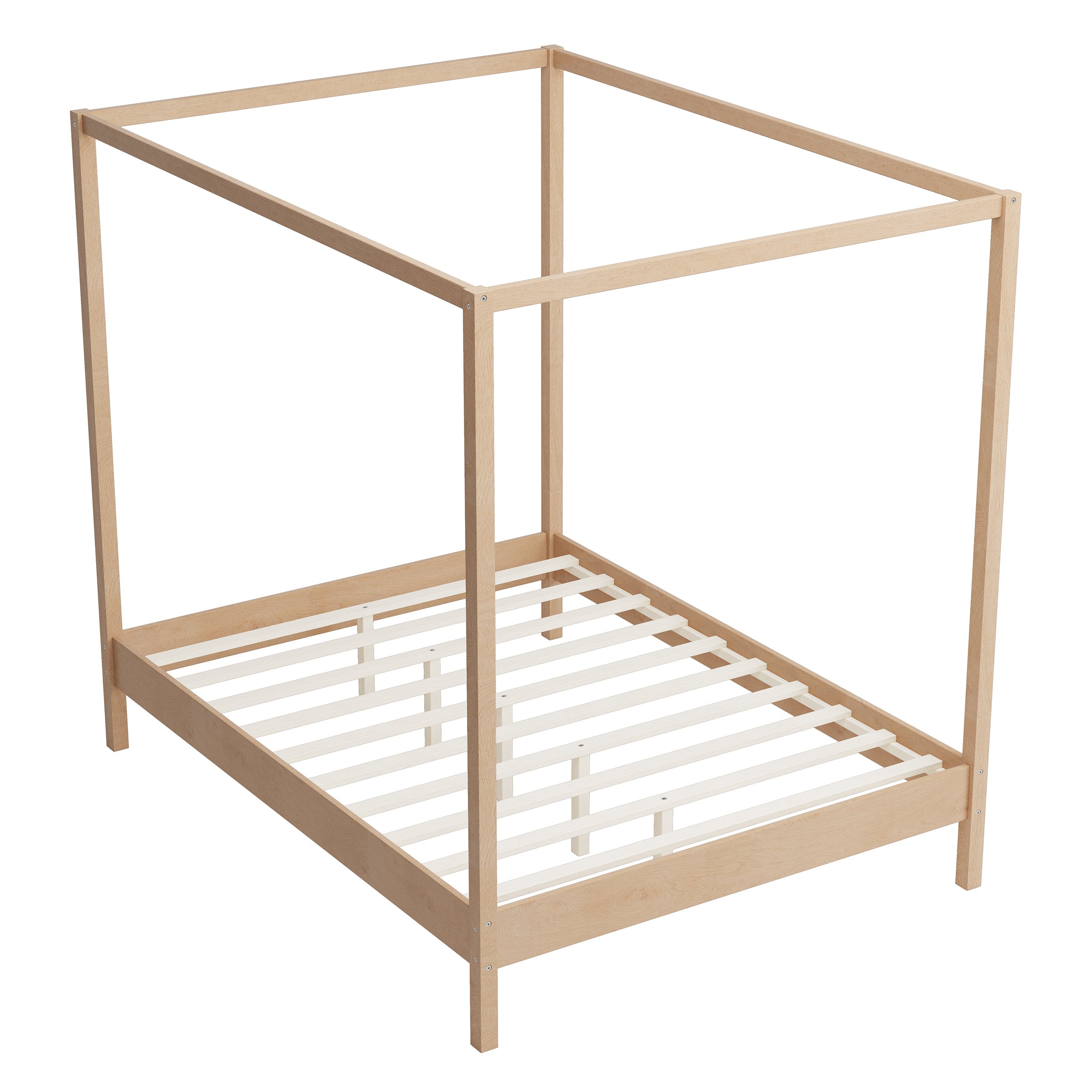 Solid Wood Canopy Bed