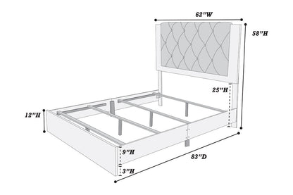 F9561Q Queen Bed