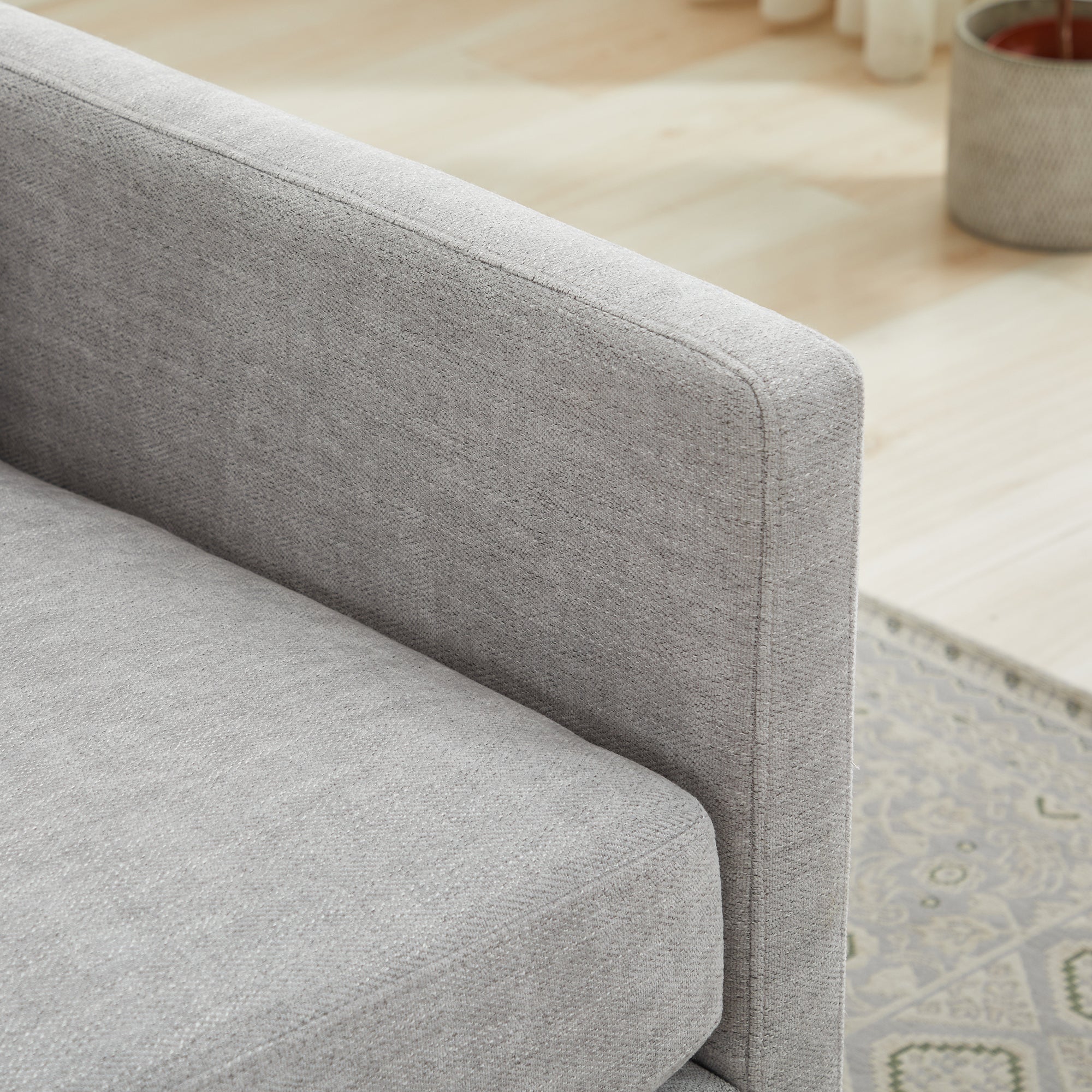 Modern Square Upholstered Swivel Accent Chair