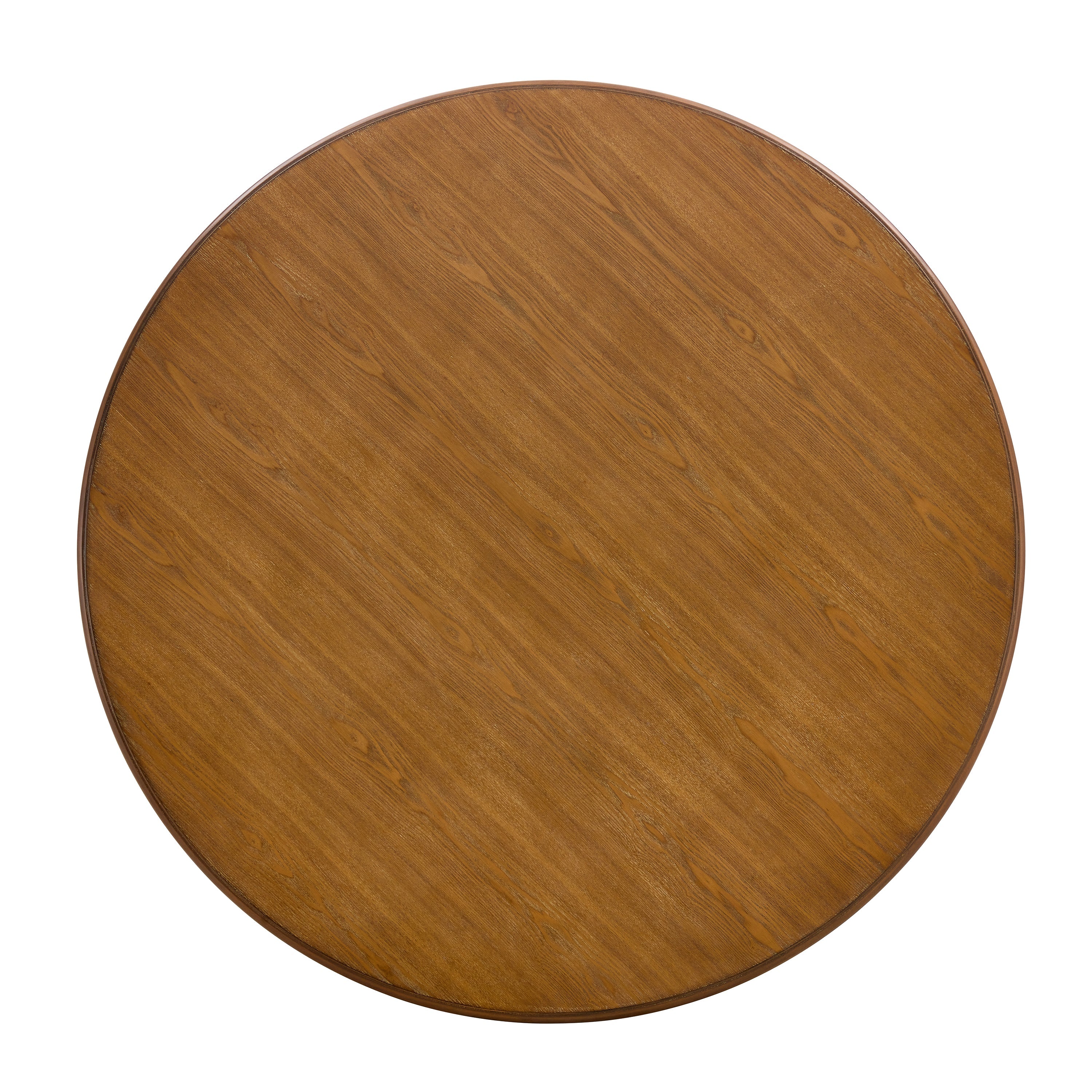 Crosswell Round Dining Table with Metal Legs