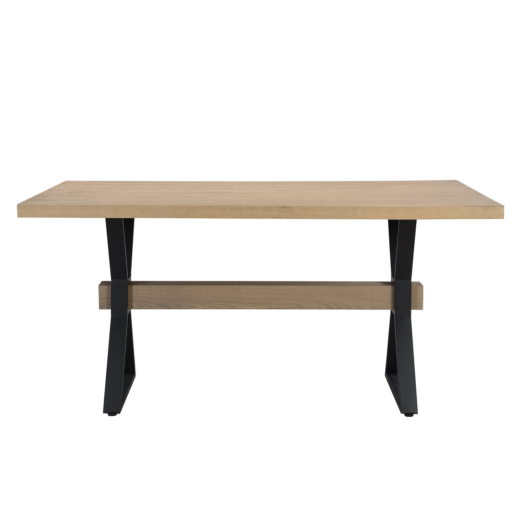 Hartsdale Farmhouse X-Shaped Dining Table