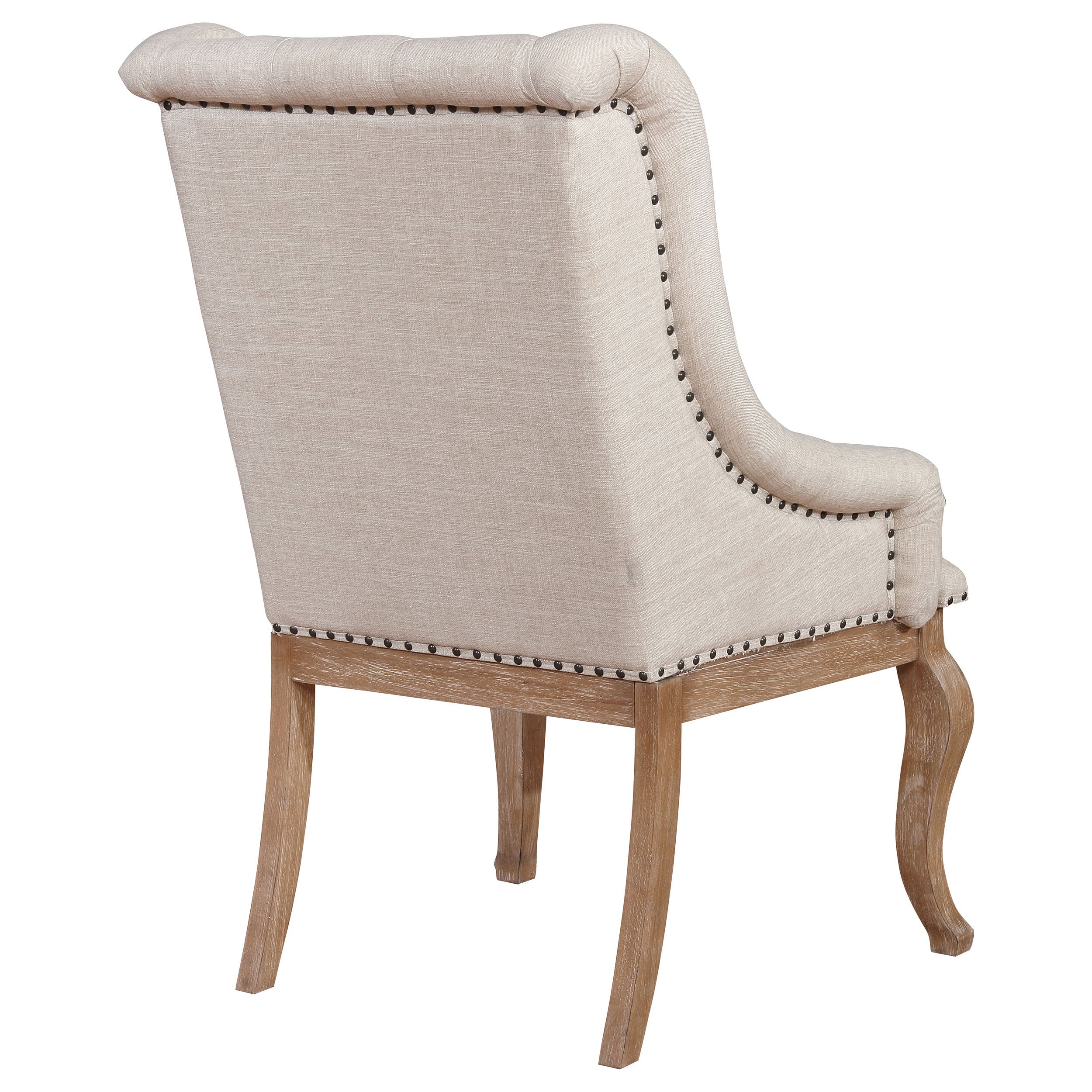Fremont Barley Brown Upholstered Dining Chairs, Set of 2