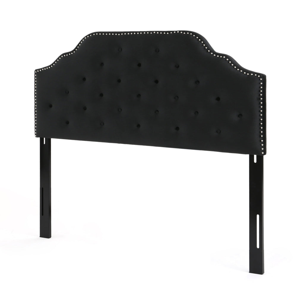 Luella Button Tufted Upholstered Headboard