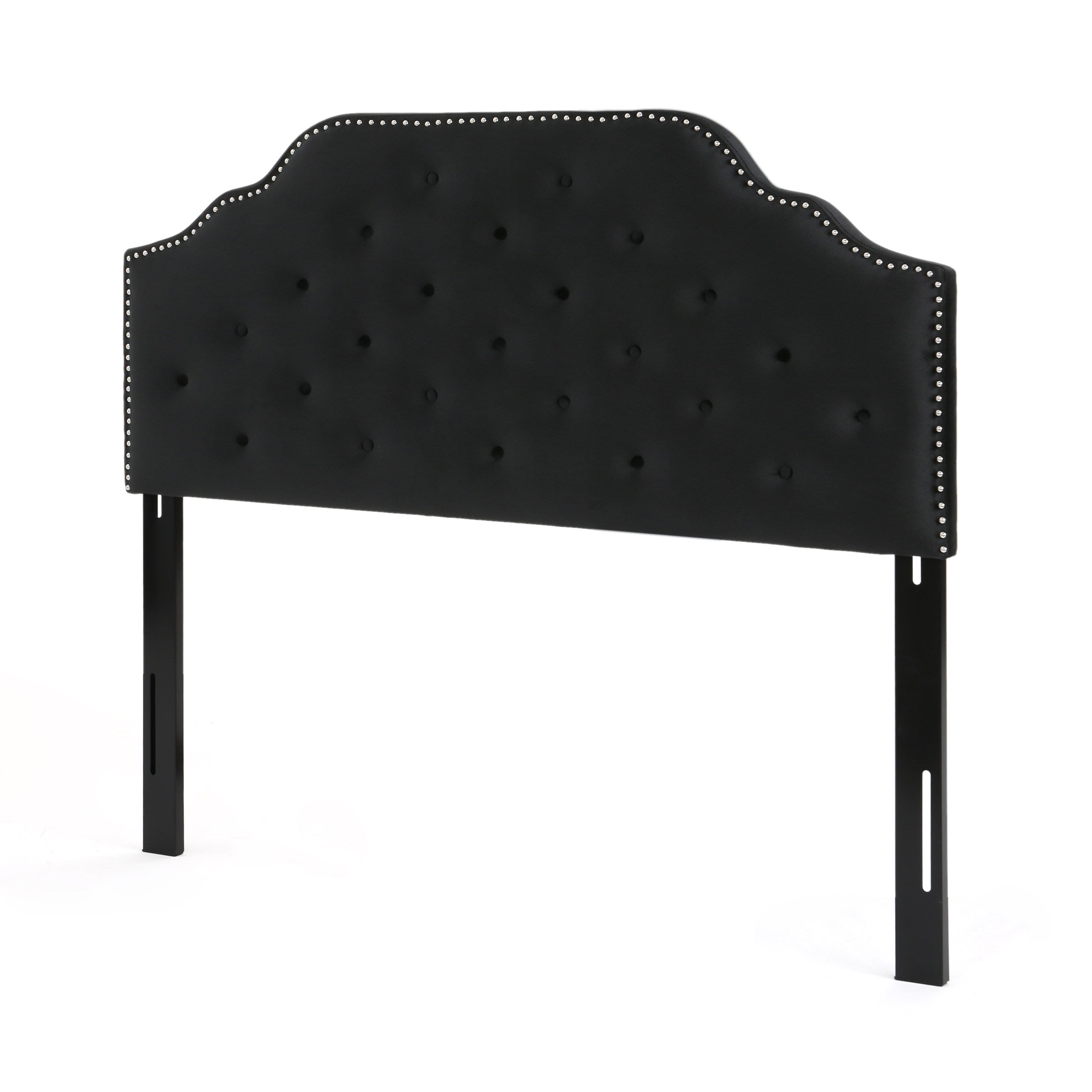 Luella Button Tufted Upholstered Headboard