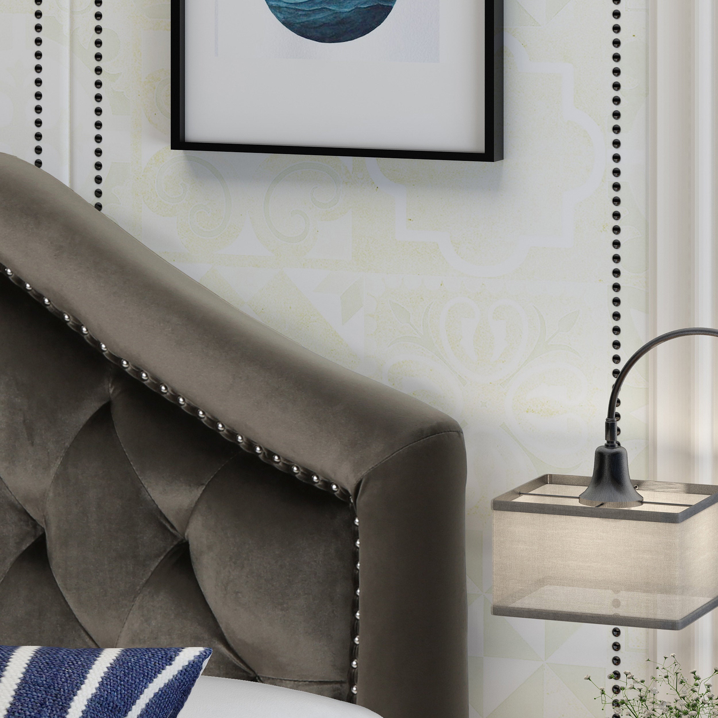 Diamond Tufted Headboard