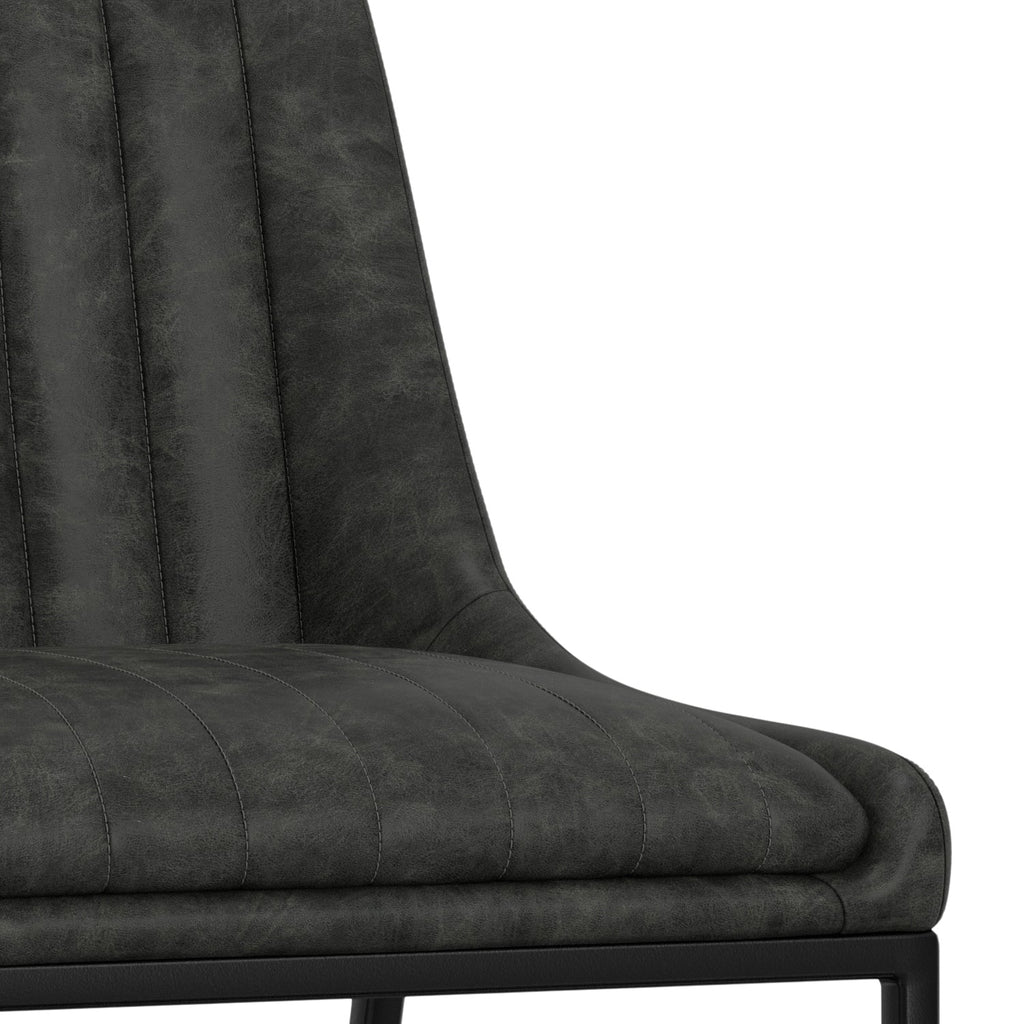 Melody Faux Leather Dining Chair, Set of 2