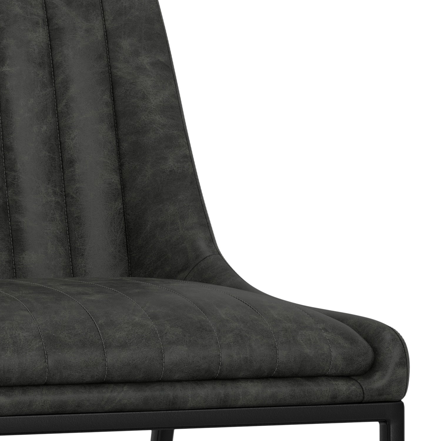 Melody Faux Leather Dining Chair, Set of 2