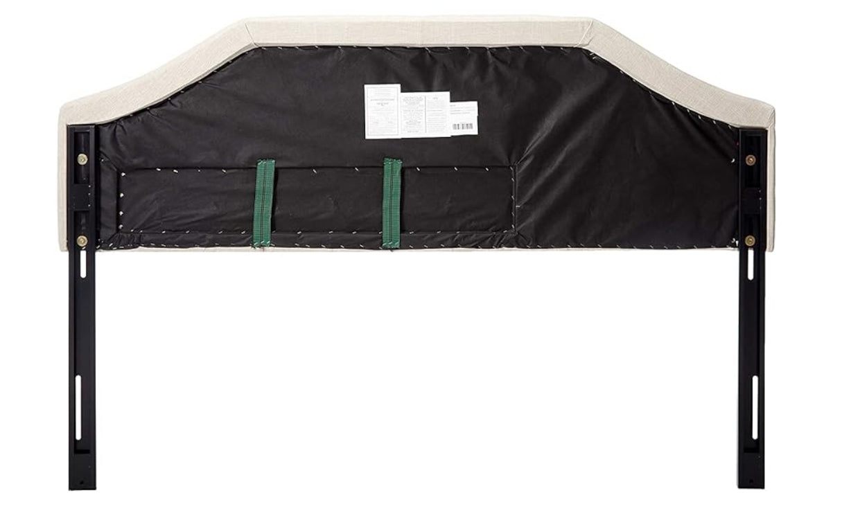 Tufted Upholstered Adjustable Height Headboard