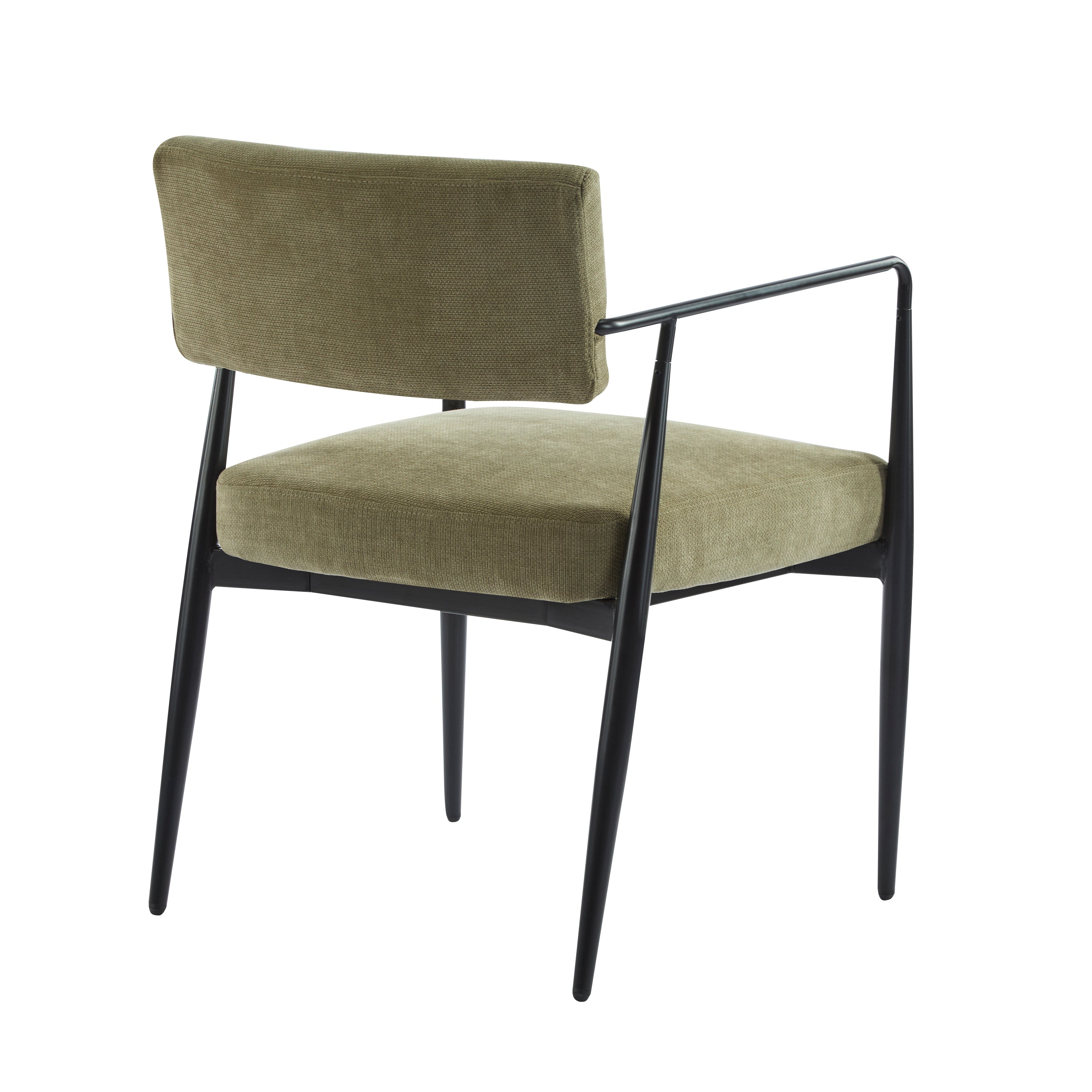 Nora Modern Metal Frame Dining Chair, Set of 2