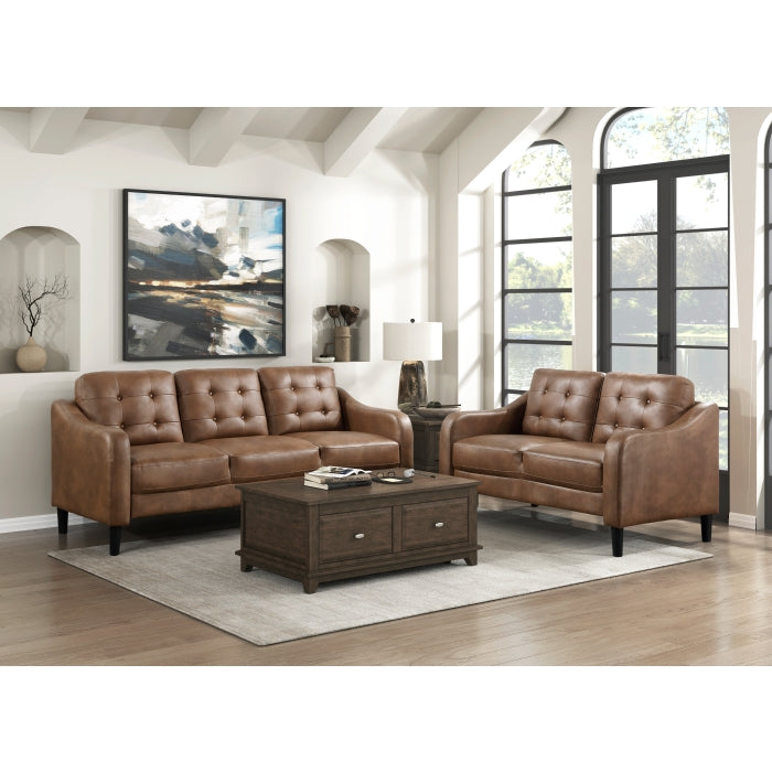 Mallory Sofa in Browna