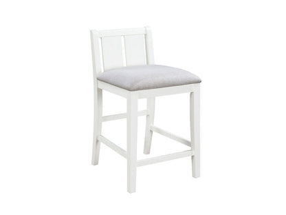 1076-Graham 36W 3-Piece Counter Height Dining Set with Shelves