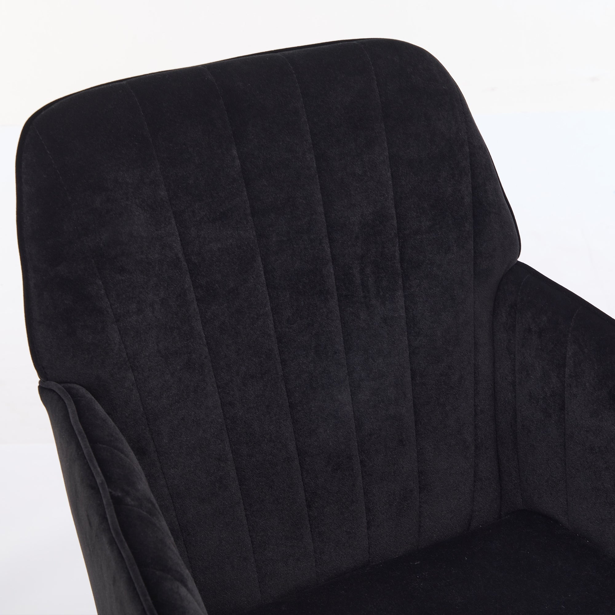 Adjustable Ergonomic Swivel Chair with Golden Base