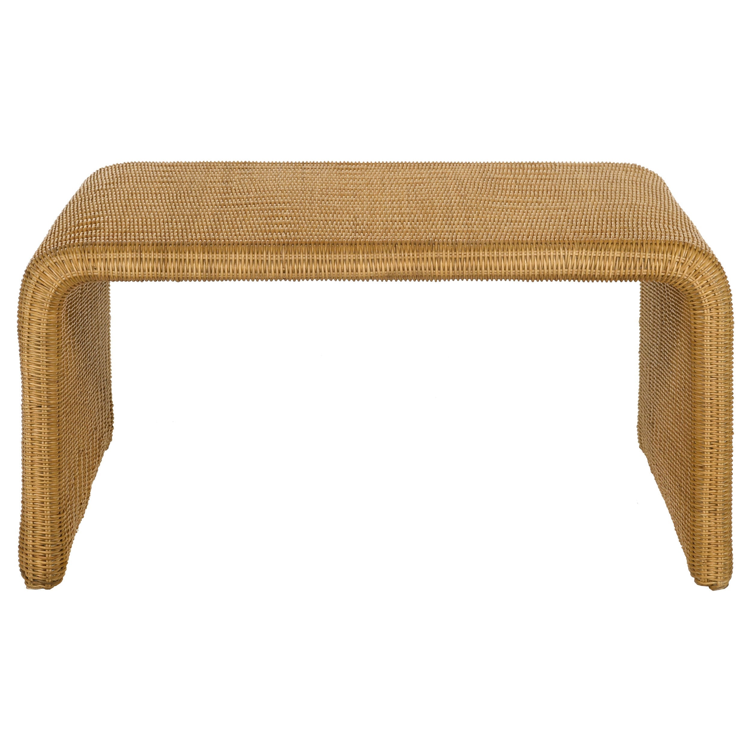 Cahya Natural Square Woven Rattan Coffee Table