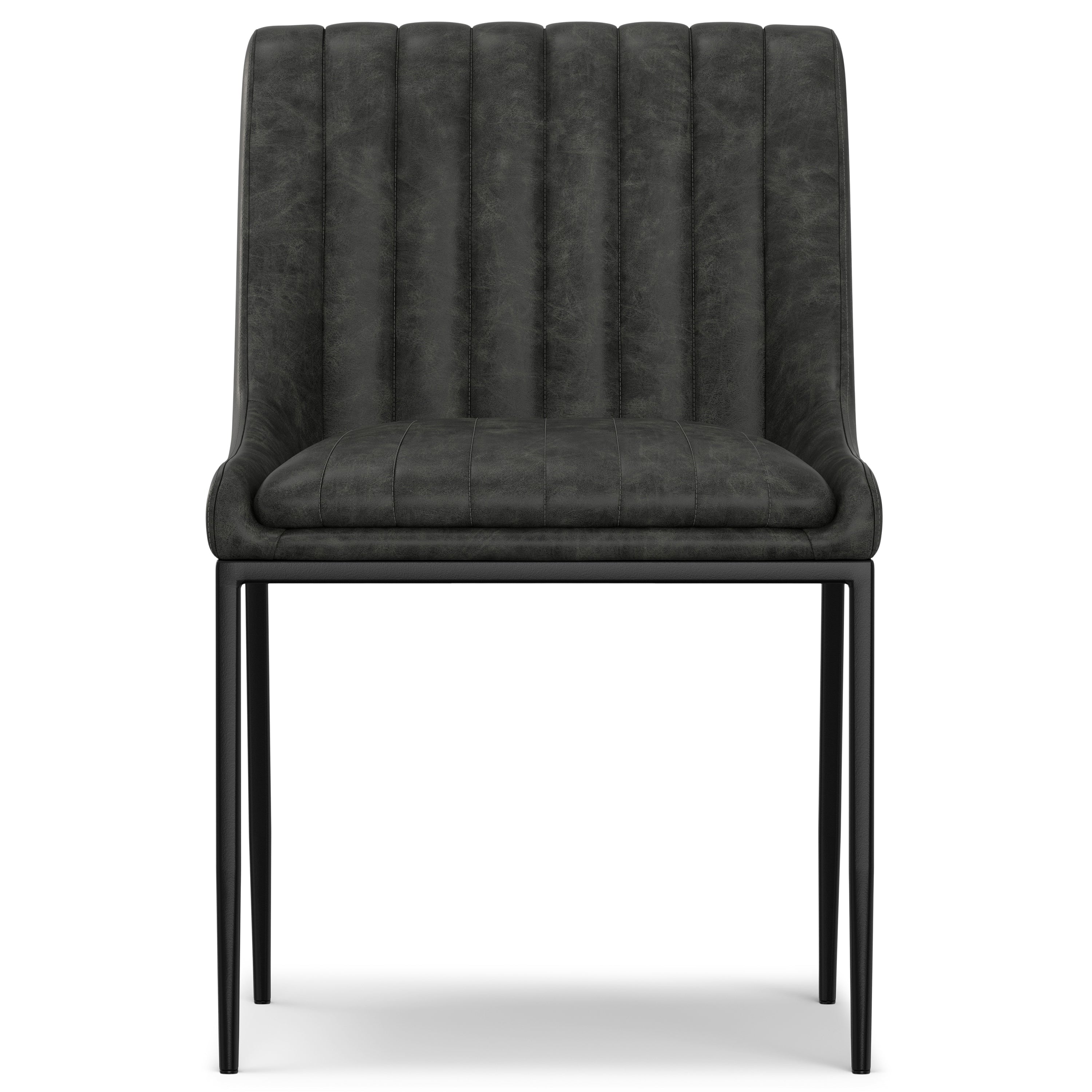 Melody Faux Leather Dining Chair, Set of 2