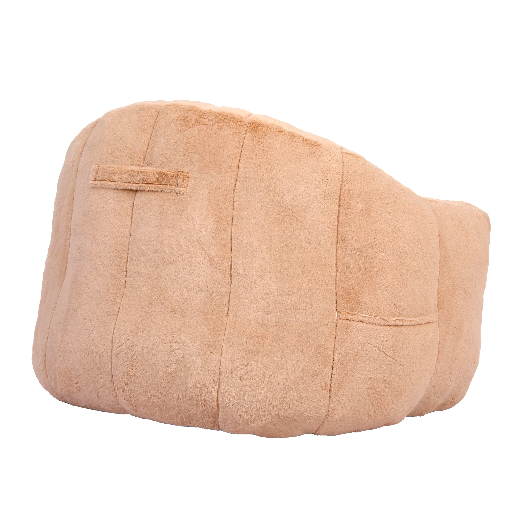 Beanbag Sofa Chair with Armrests Stuffed with High-Density Foam