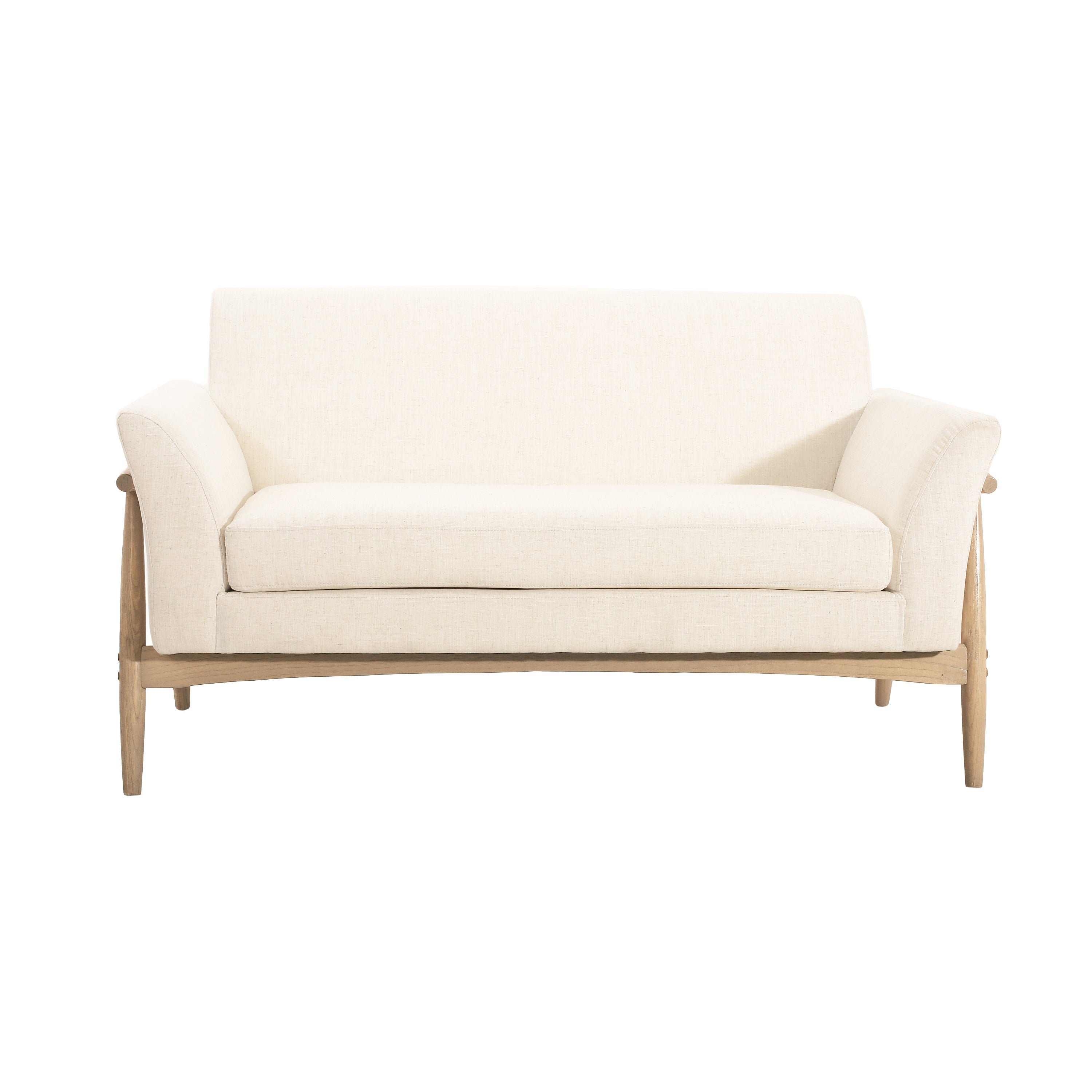 Haverhill Boucle Flared Arms Loveseat