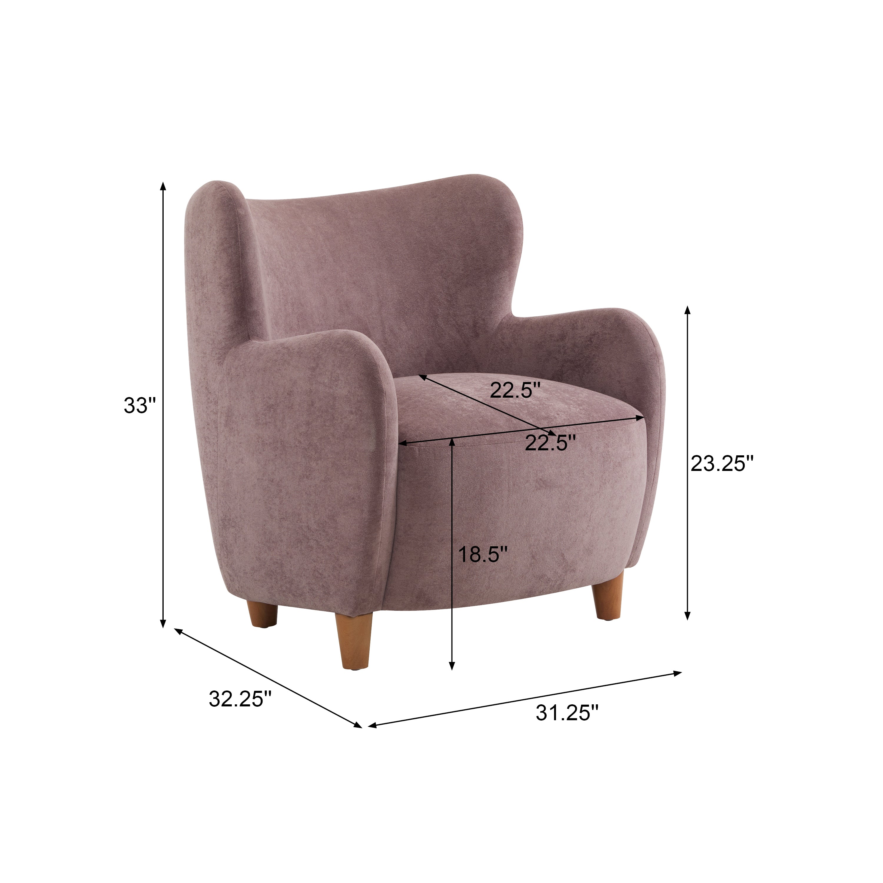 Lucia Wingback Armchair