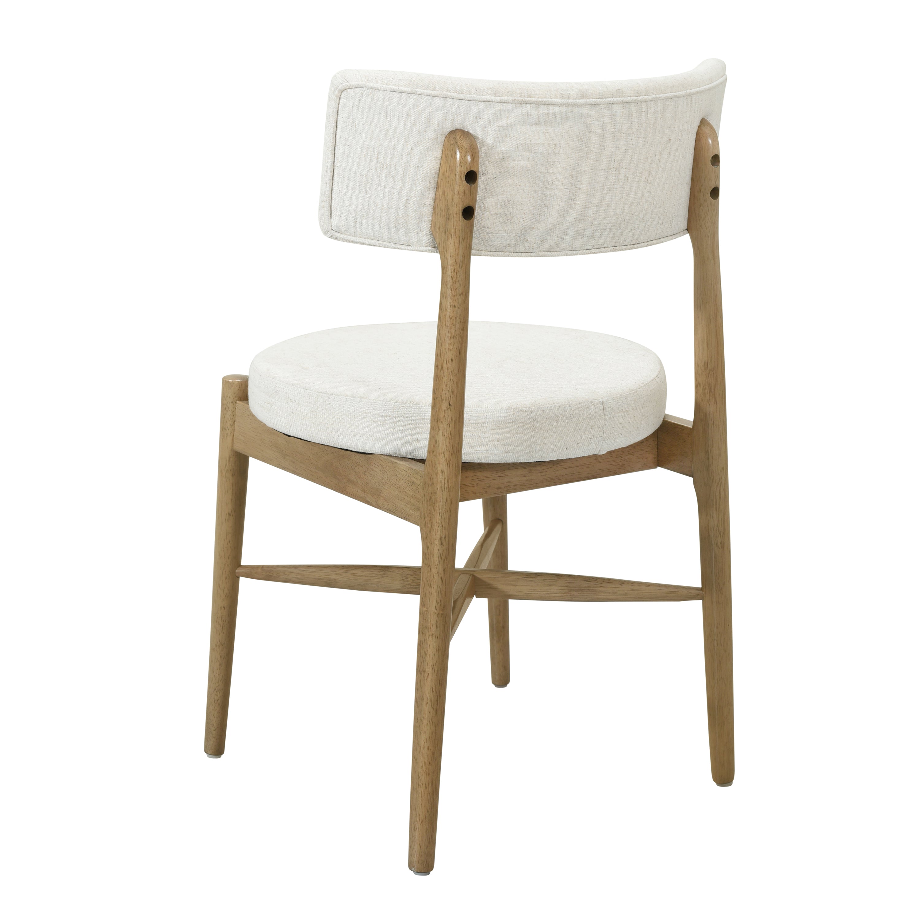 Harveston Mid Century Modern Boucle Upholstered Dining Chairs, Set of 2
