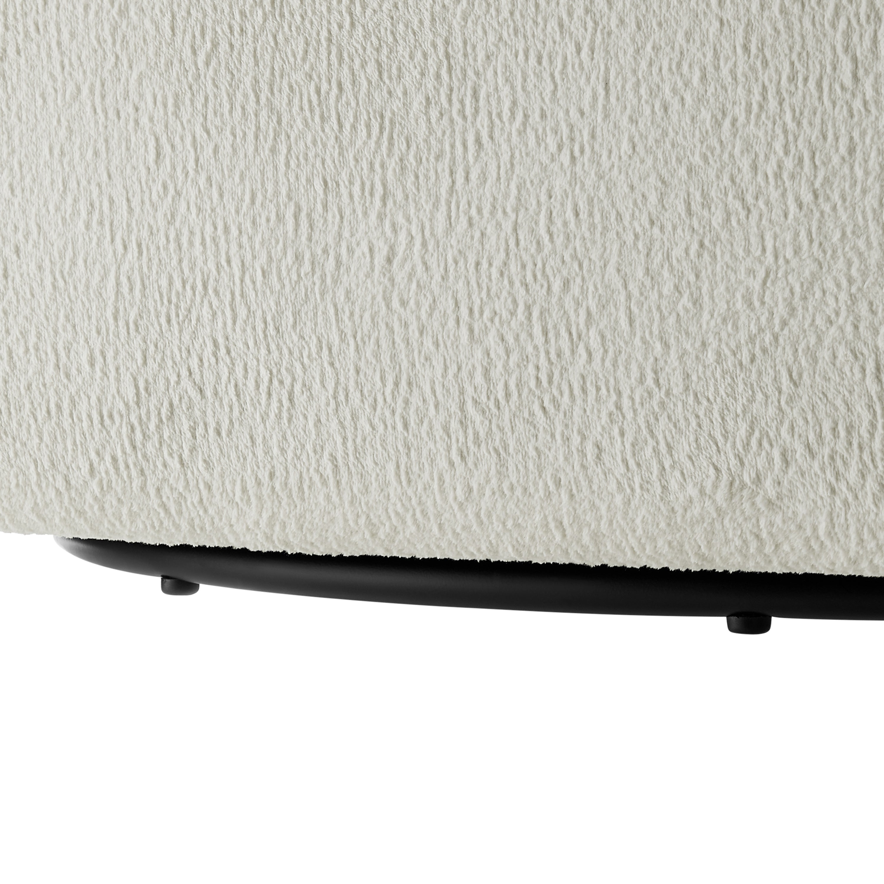 Sutton Light Grey Performance Fabric Swivel Barrel Chair