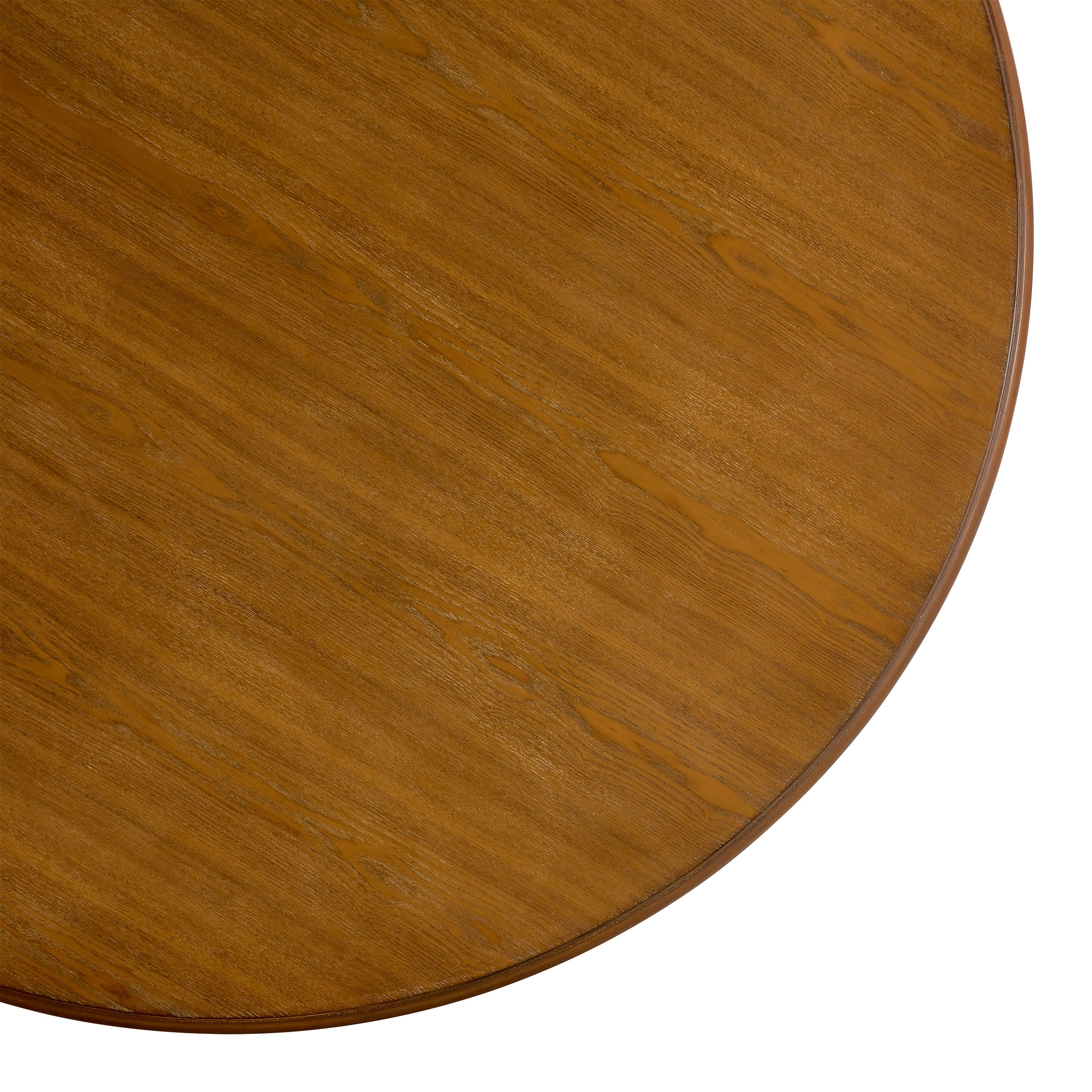 Crosswell Round Dining Table with Metal Legs