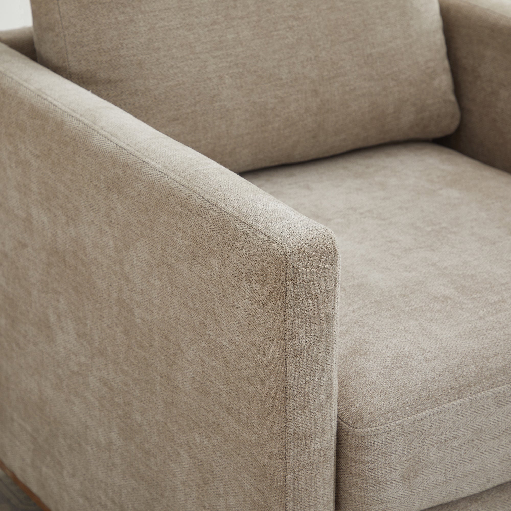 Modern Square Upholstered Swivel Accent Chair