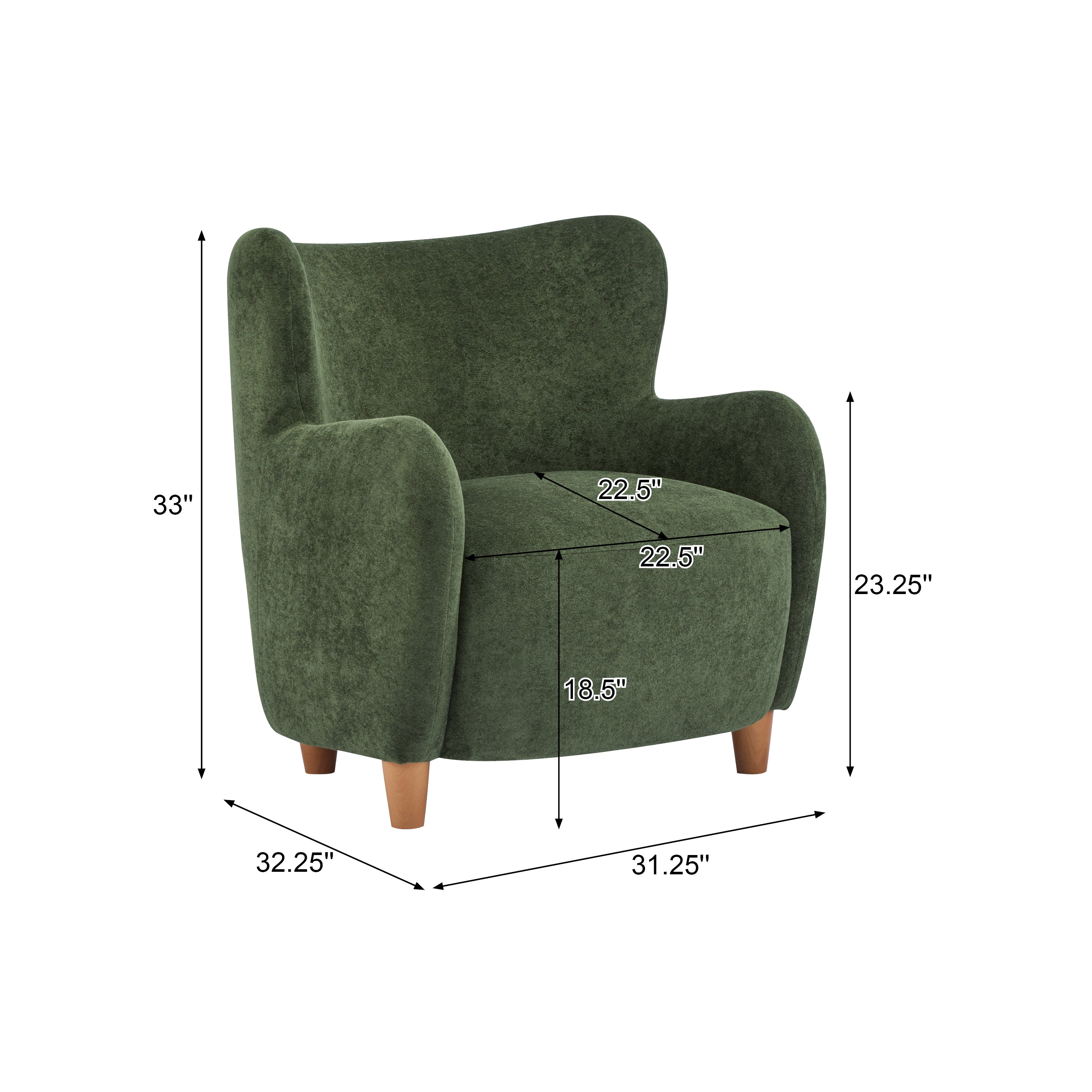 Lucia Wingback Armchair
