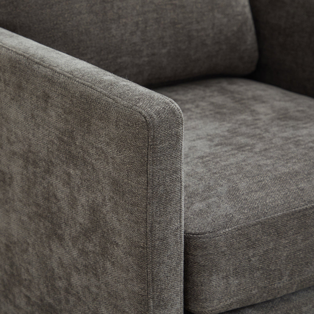 Modern Square Upholstered Swivel Accent Chair