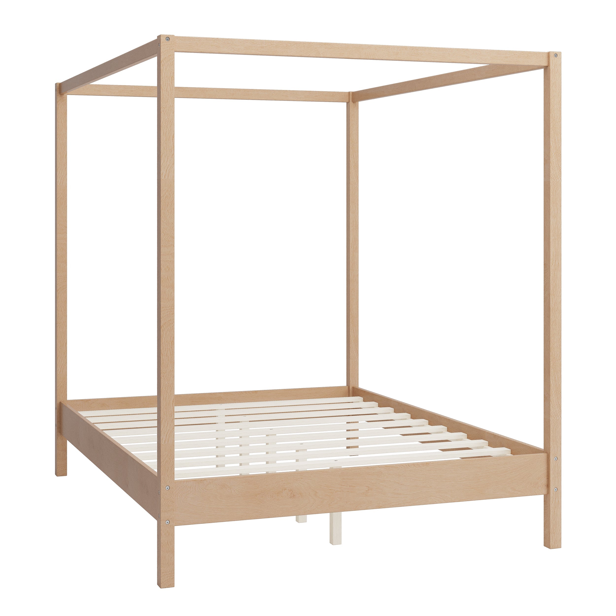 Solid Wood Canopy Bed
