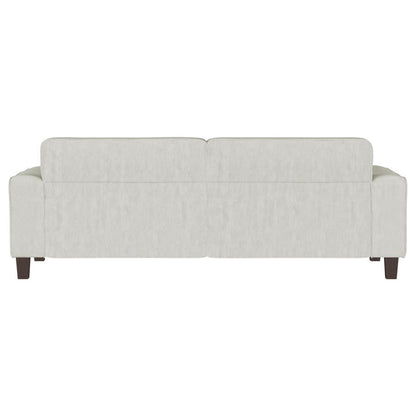 Deerhurst Upholstered Track Arm Tufted Sofa - Greige