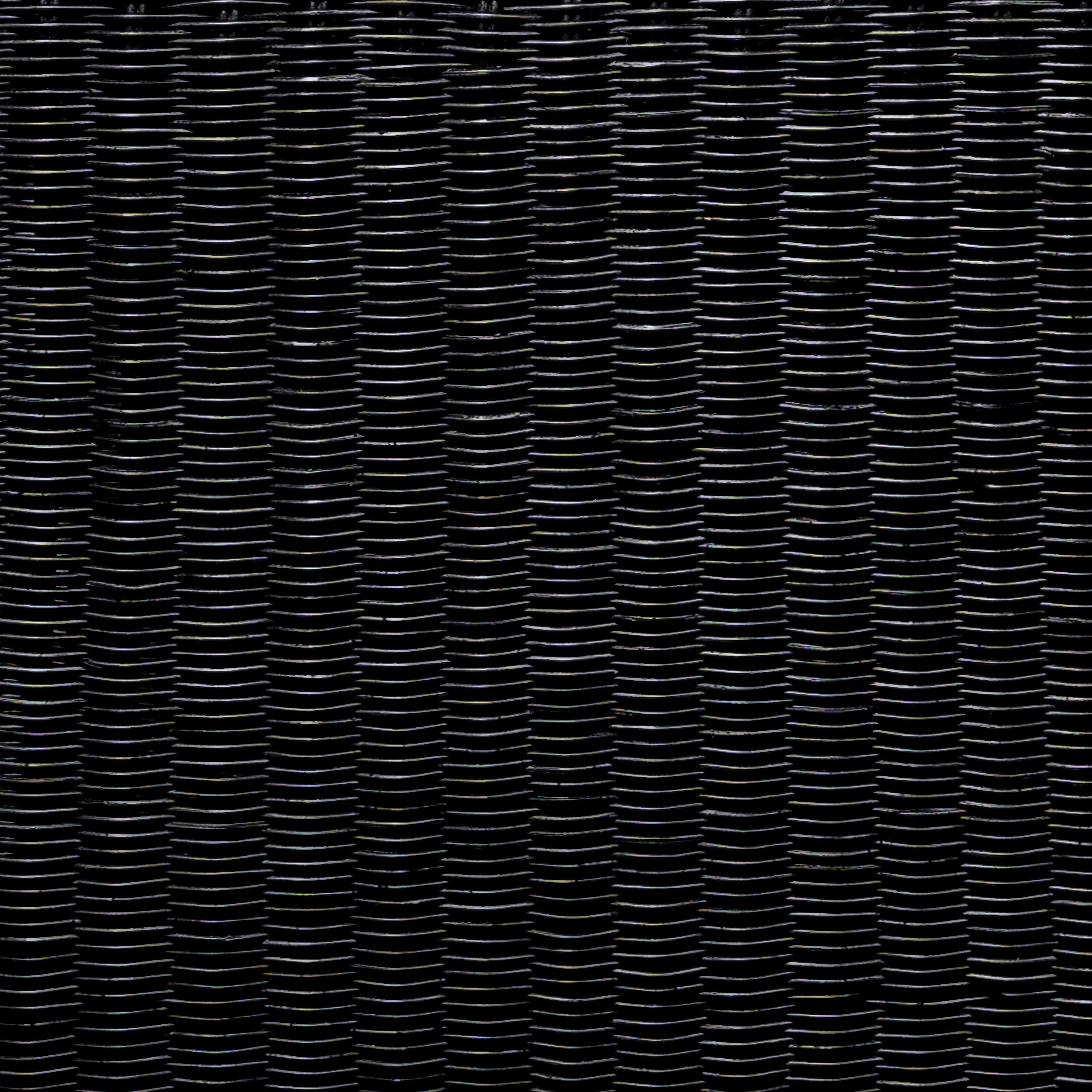 Woods Black Woven Rattan Square Coffee Table