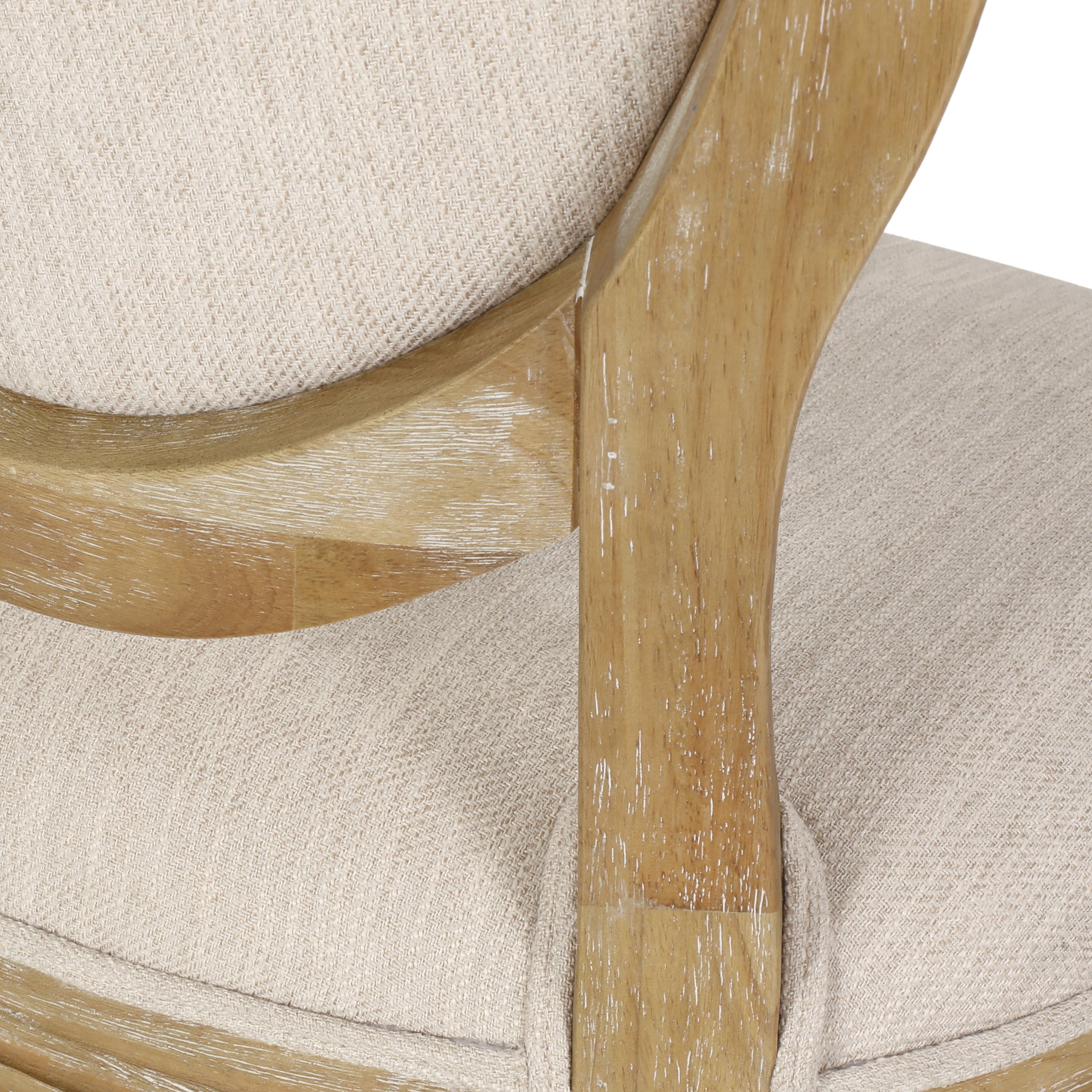 French Country Oval Back Swivel & Lift Office Chair