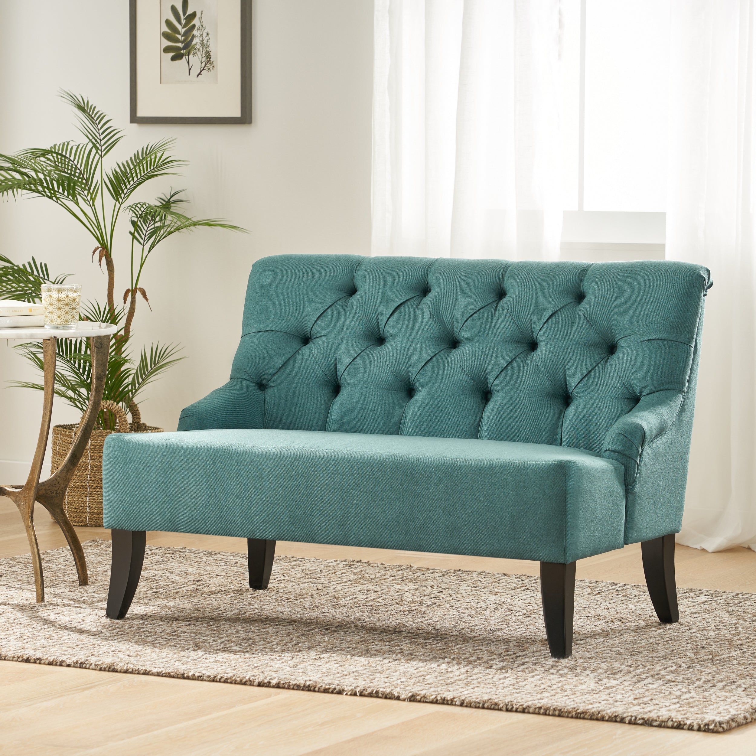 Nicole Button Tufted Settee