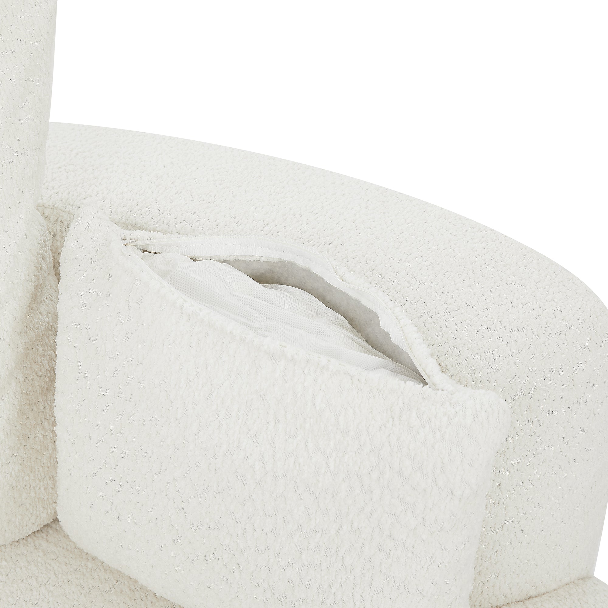 Crossley Oversized Swivel Barrel Accent Chair