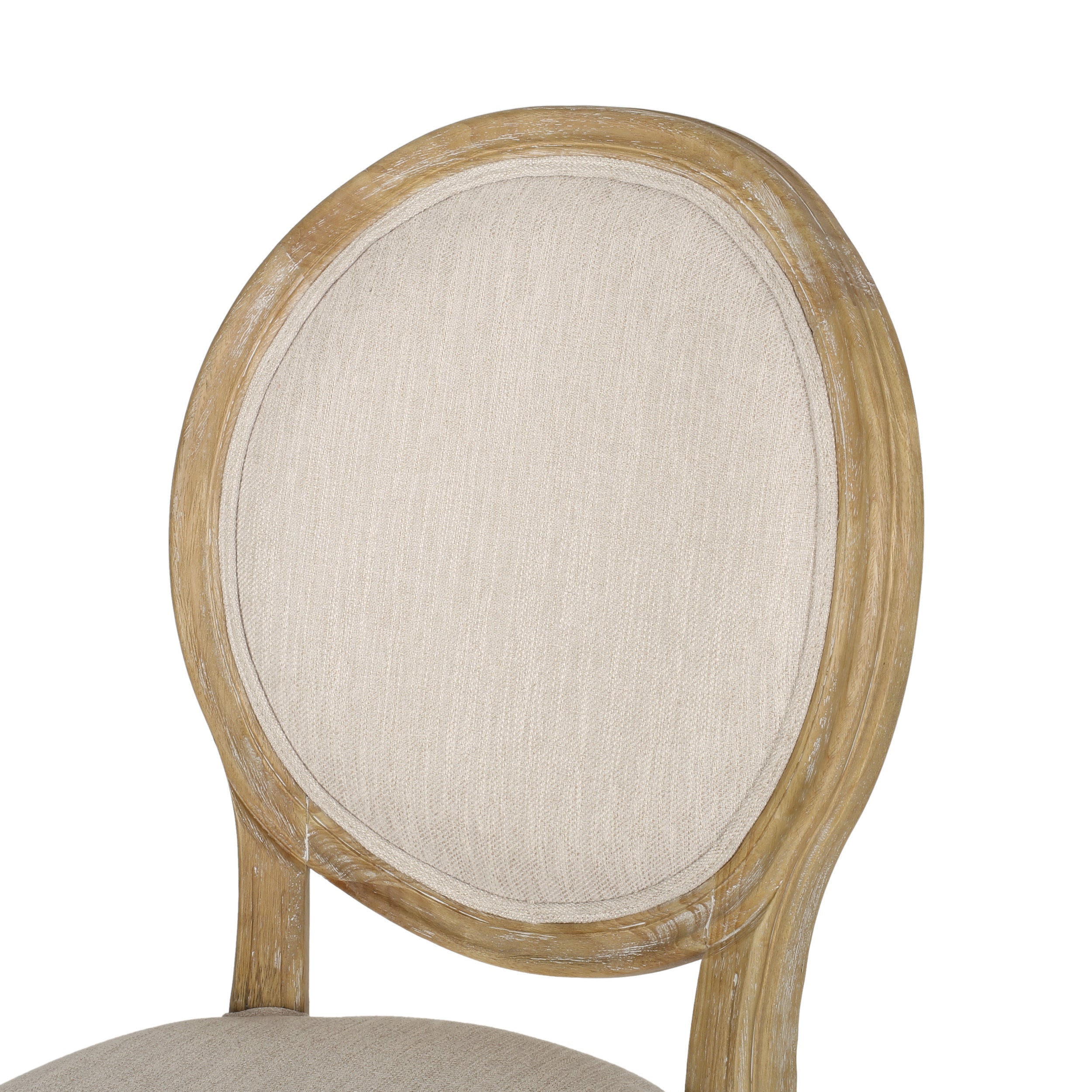 French Country Oval Back Swivel & Lift Office Chair