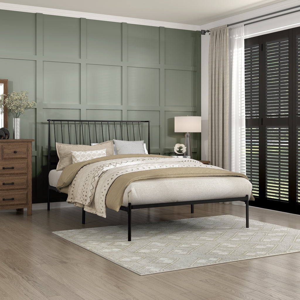 Metal Frame Platform Bed