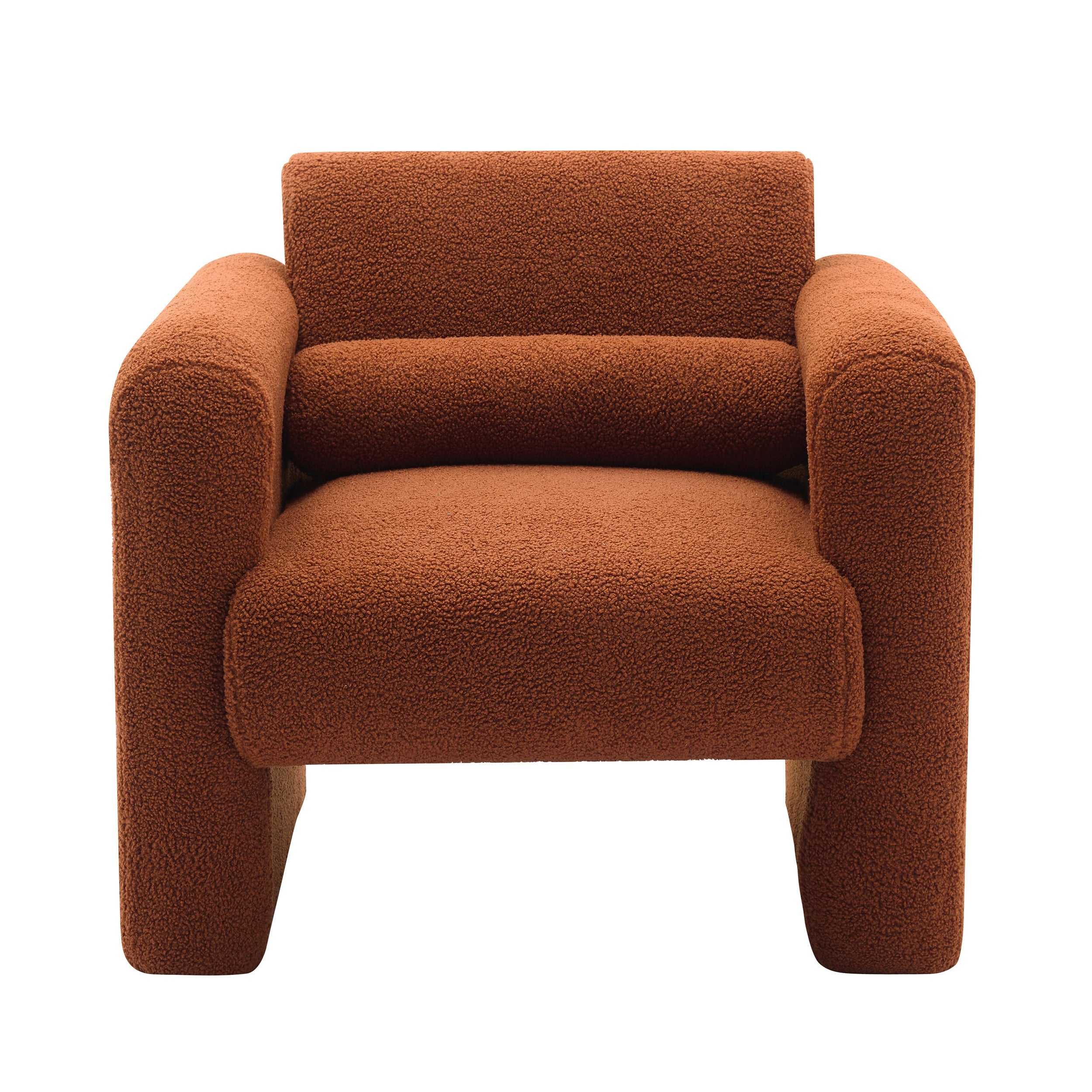 Marlowe Modern Sherpa Upholstered Comfy Reading Accent Chair